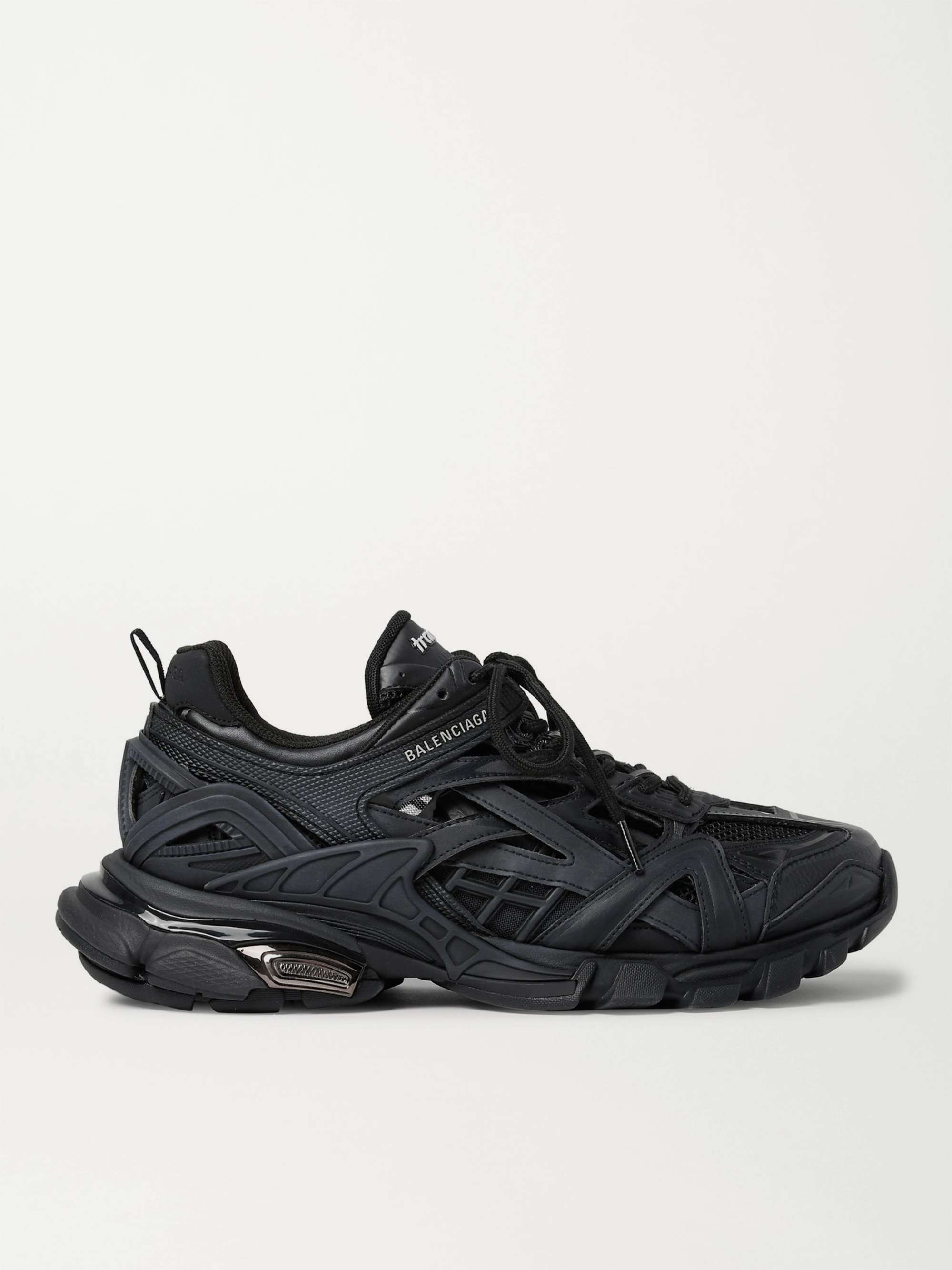 BALENCIAGA Track.2 Nylon, Rubber Sneakers for Men | MR PORTER