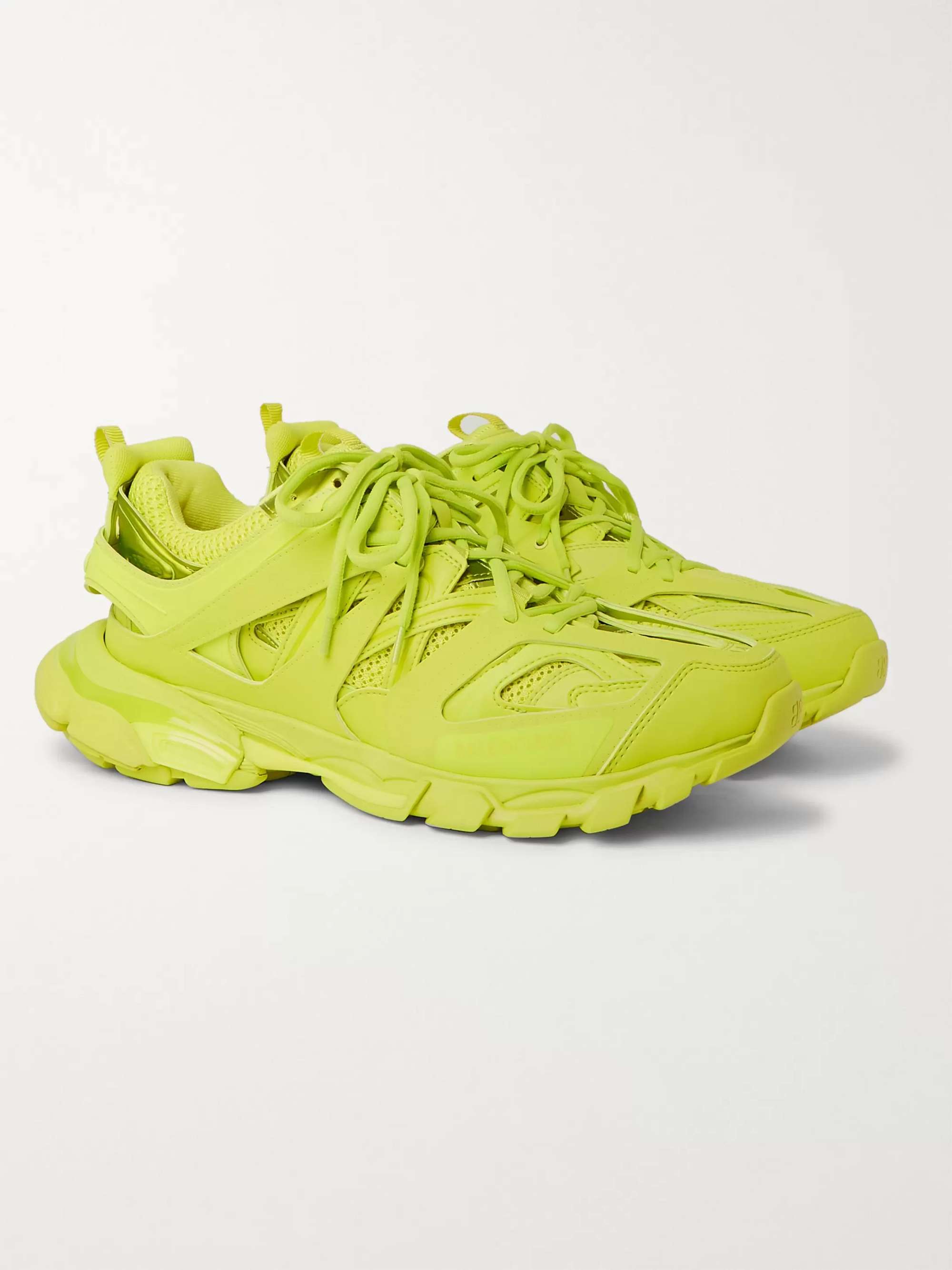 BALENCIAGA Track Nylon, Mesh and Rubber Sneakers