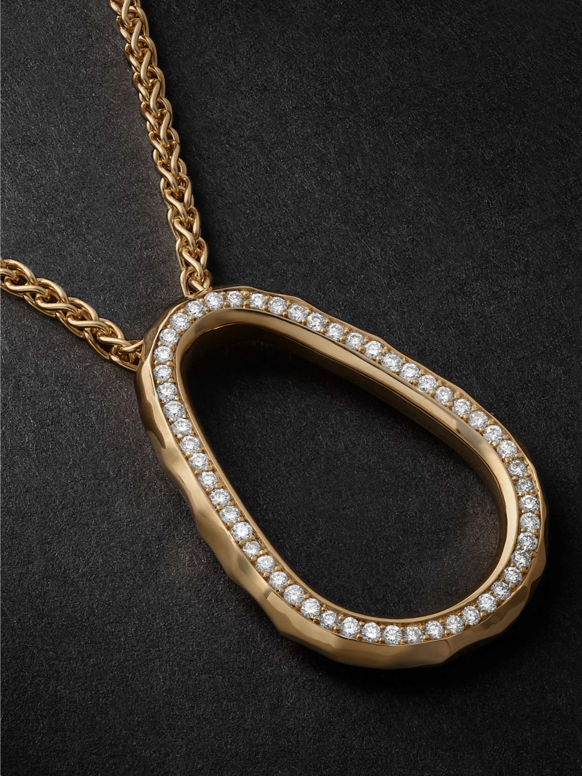 LAUD Fragment 18-Karat Gold Diamond Necklace