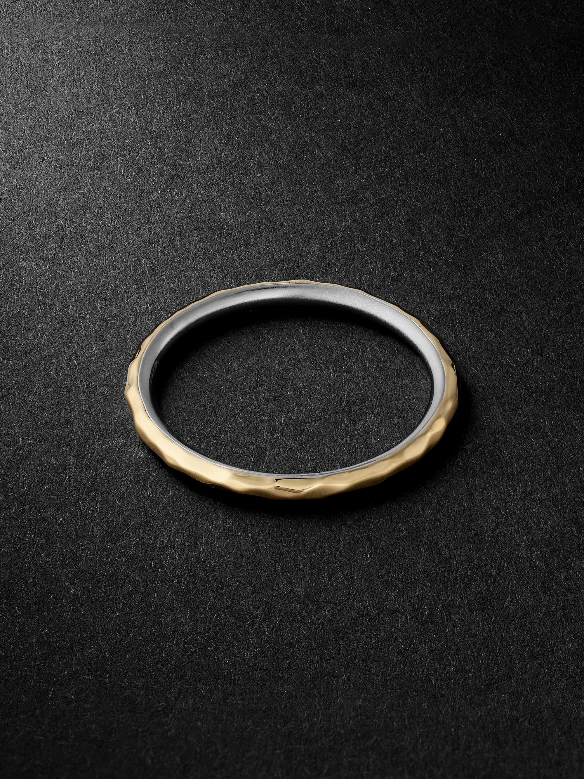LAUD Fragment Two 18-Karat Yellow and White Gold Ring