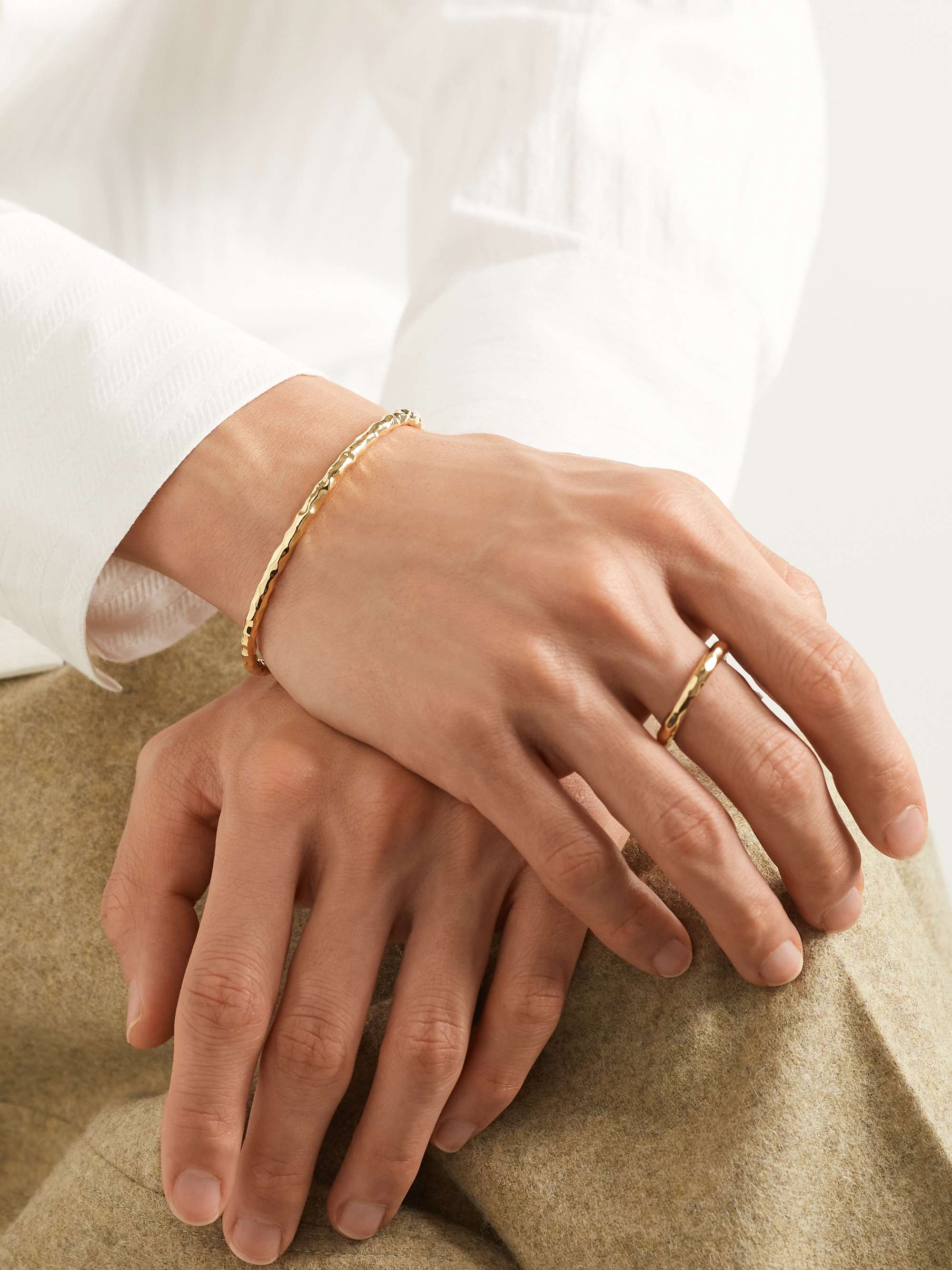 LAUD Fragment 18-Karat Gold Cuff