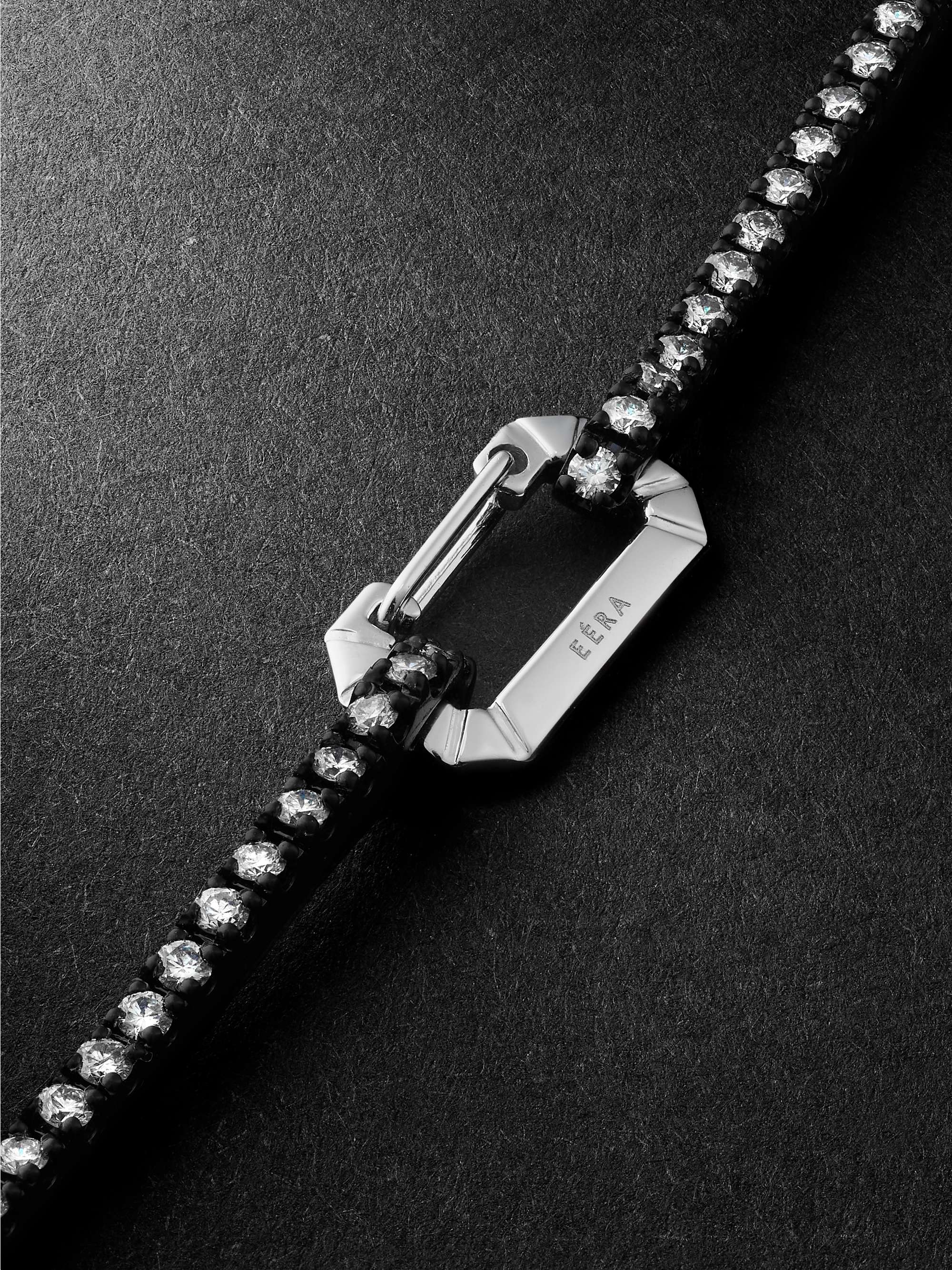 EÉRA Paris White Gold Diamond Tennis Bracelet