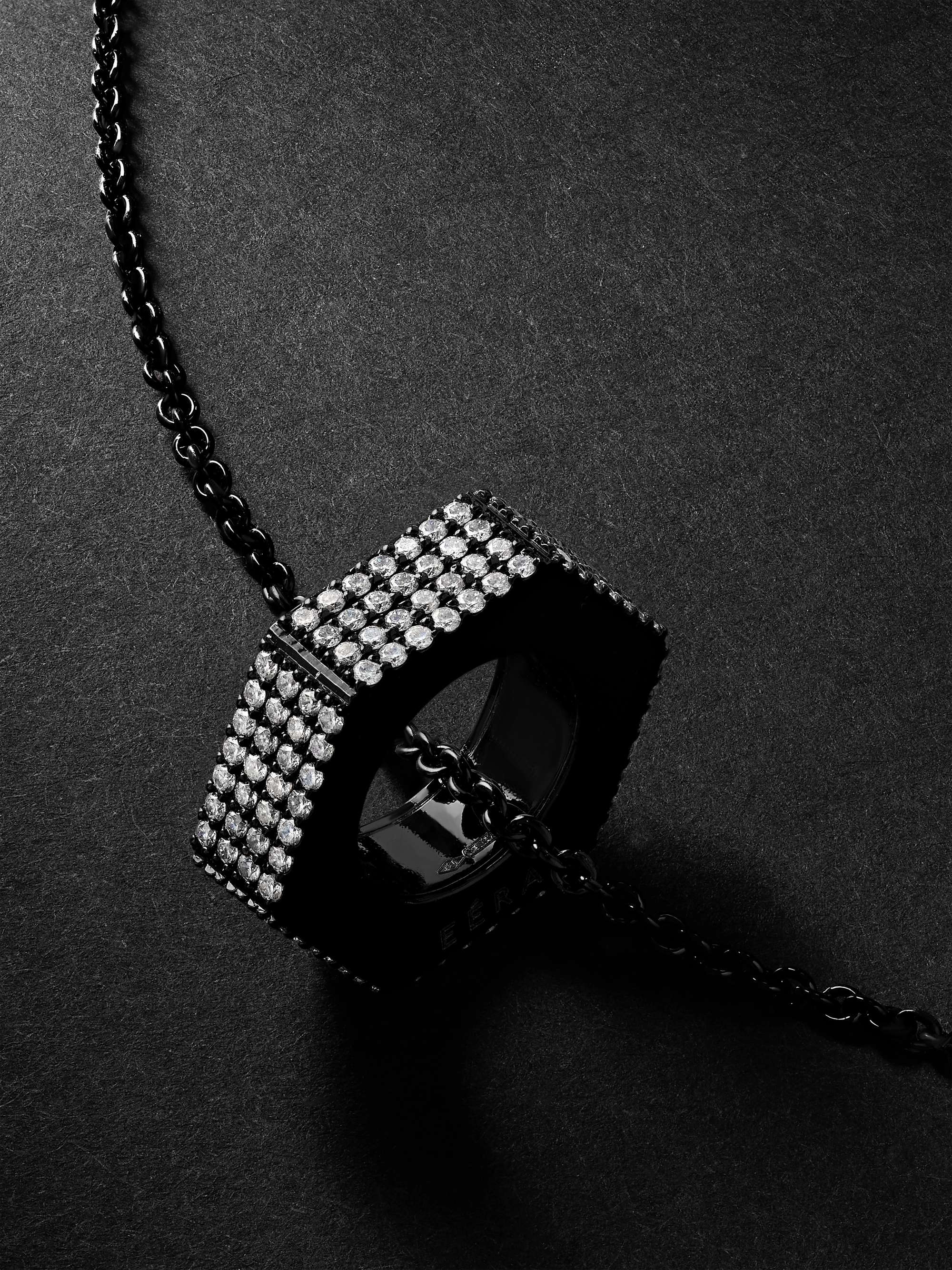 EÉRA Bullone Gold Diamond Pendant Necklace