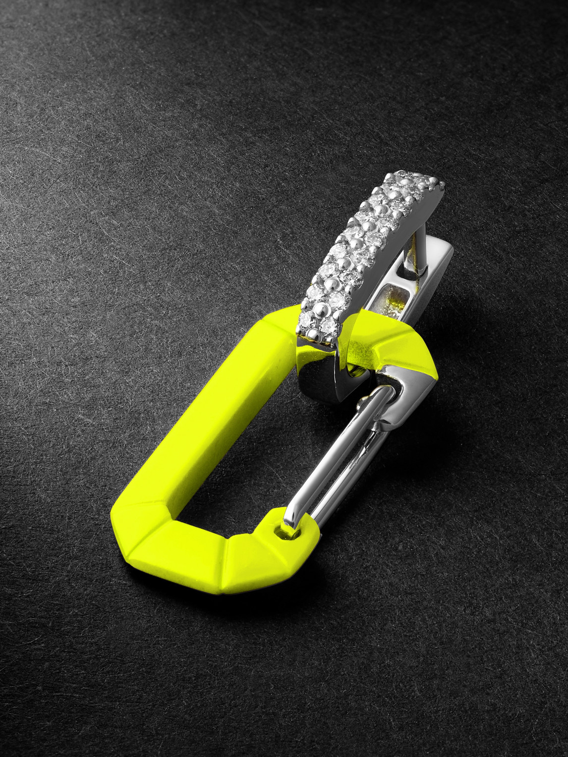 EÉRA – Chiara White Gold, Silver and Diamond Single Earring