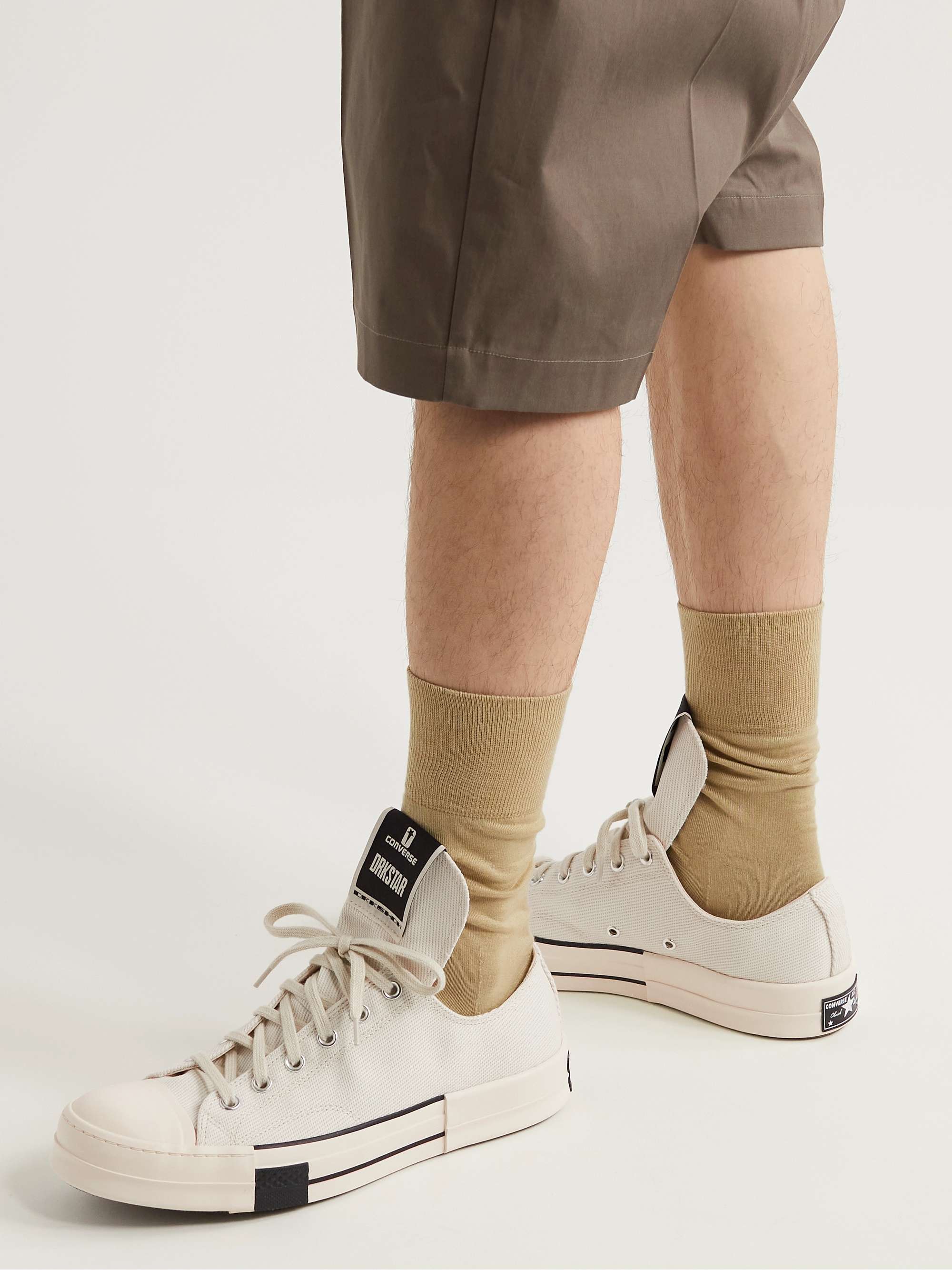 RICK OWENS + Converse DRKSTAR OX Canvas Sneakers