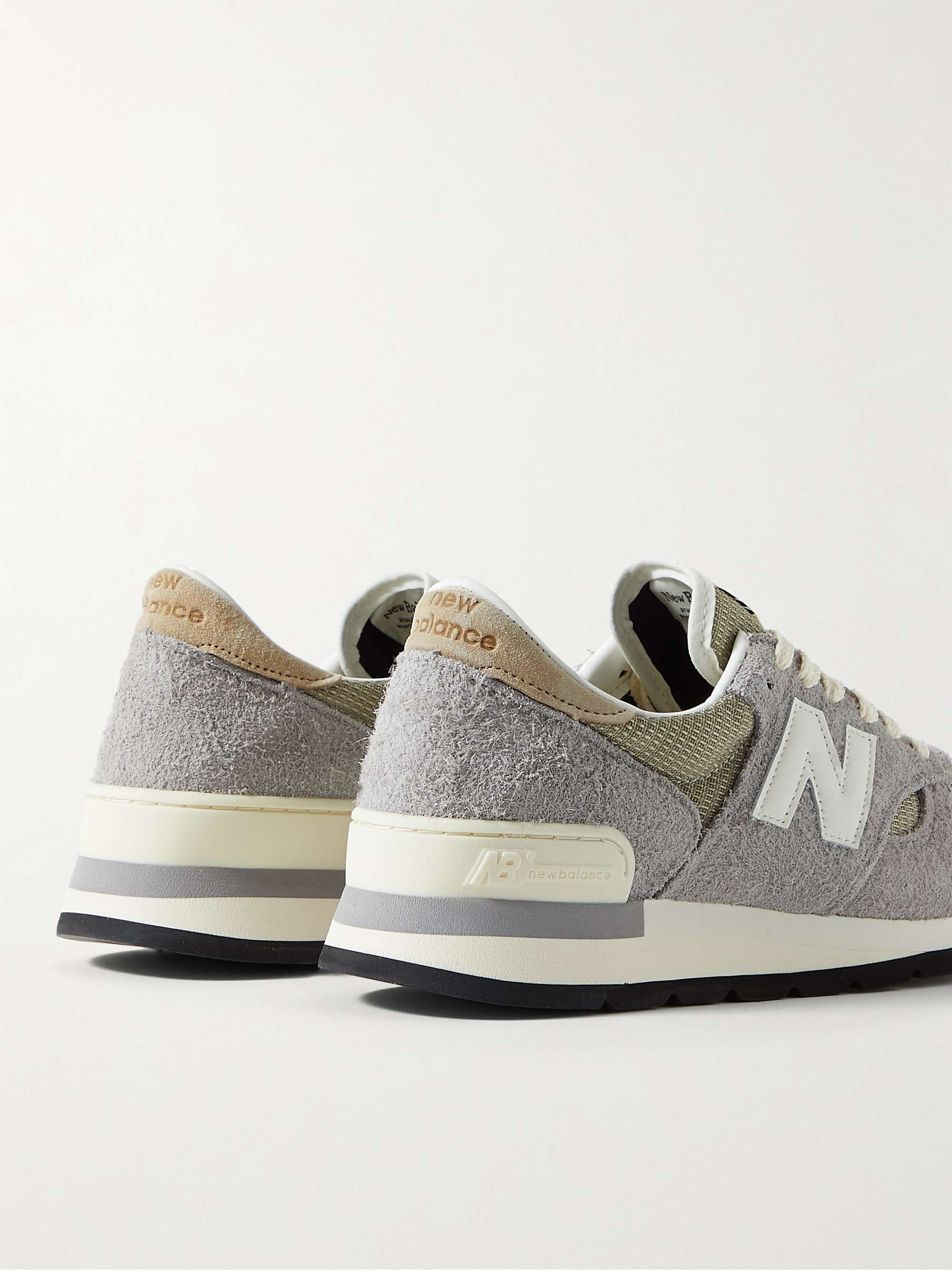 NEW BALANCE M990v1 Suede and Mesh Sneakers