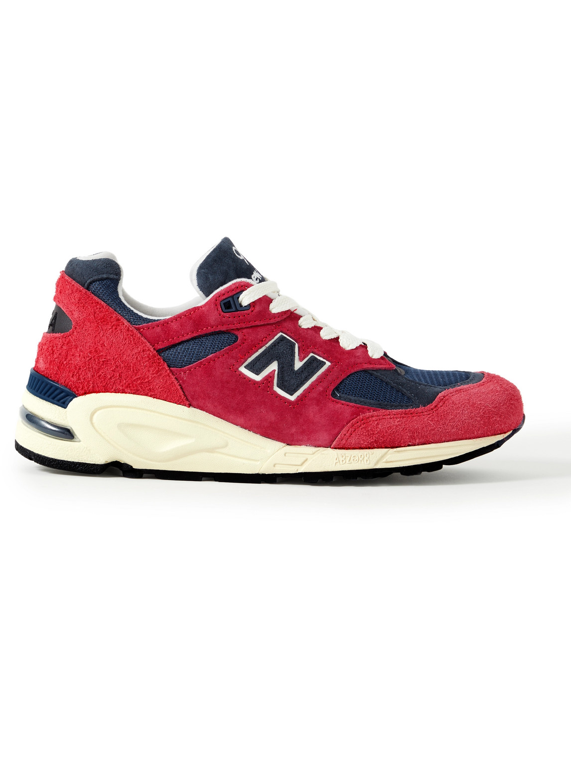 New Balance 990v2 Made In Usa Teddy Santis Sneakers In Red