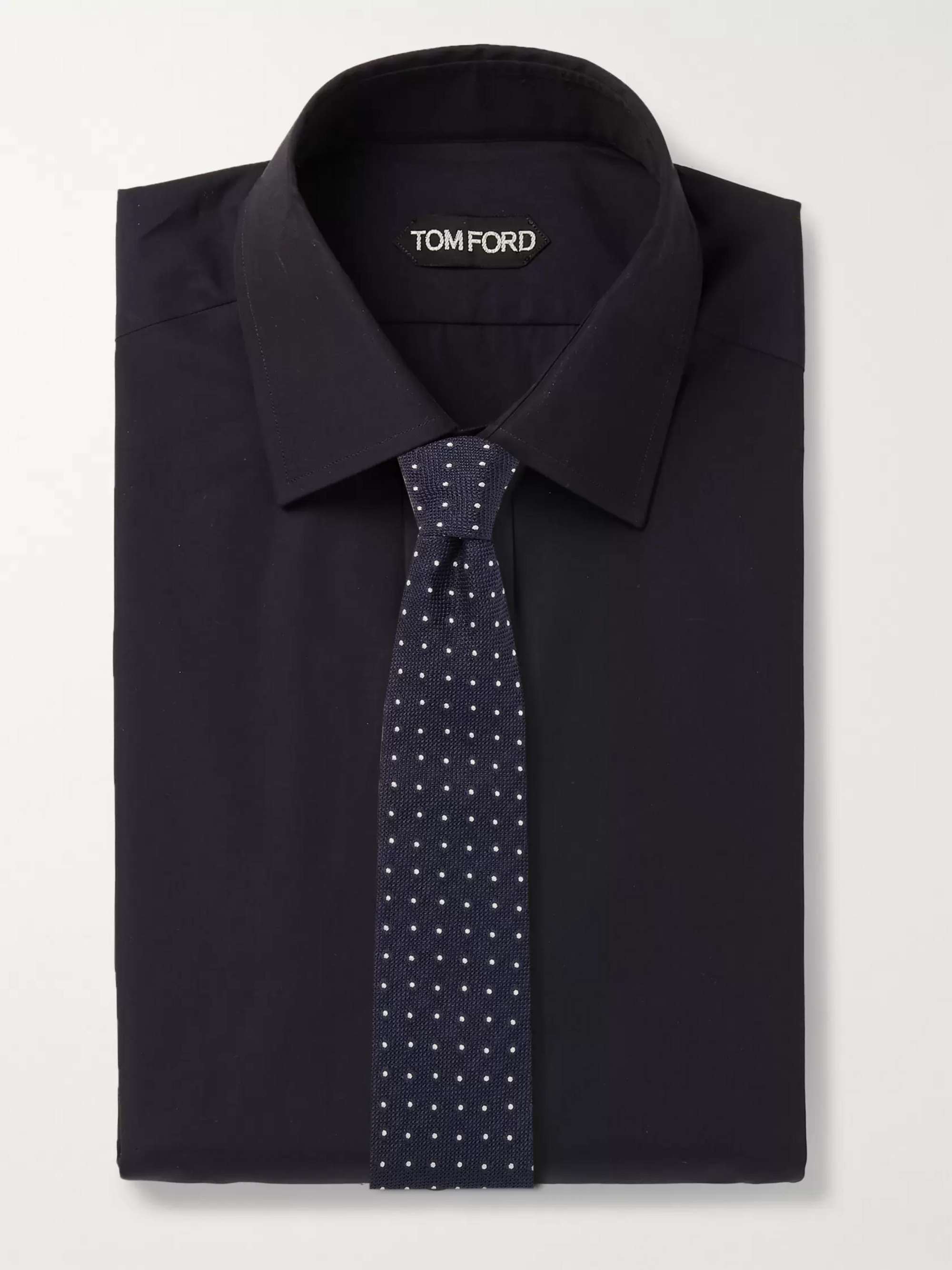 TOM FORD Slim-Fit Cotton-Poplin Shirt