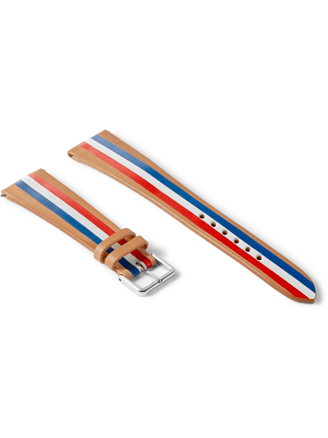 Liberty Striped Leather Watch Strap