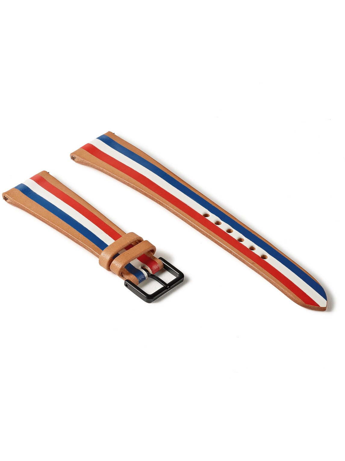 Liberty Striped Leather Watch Strap