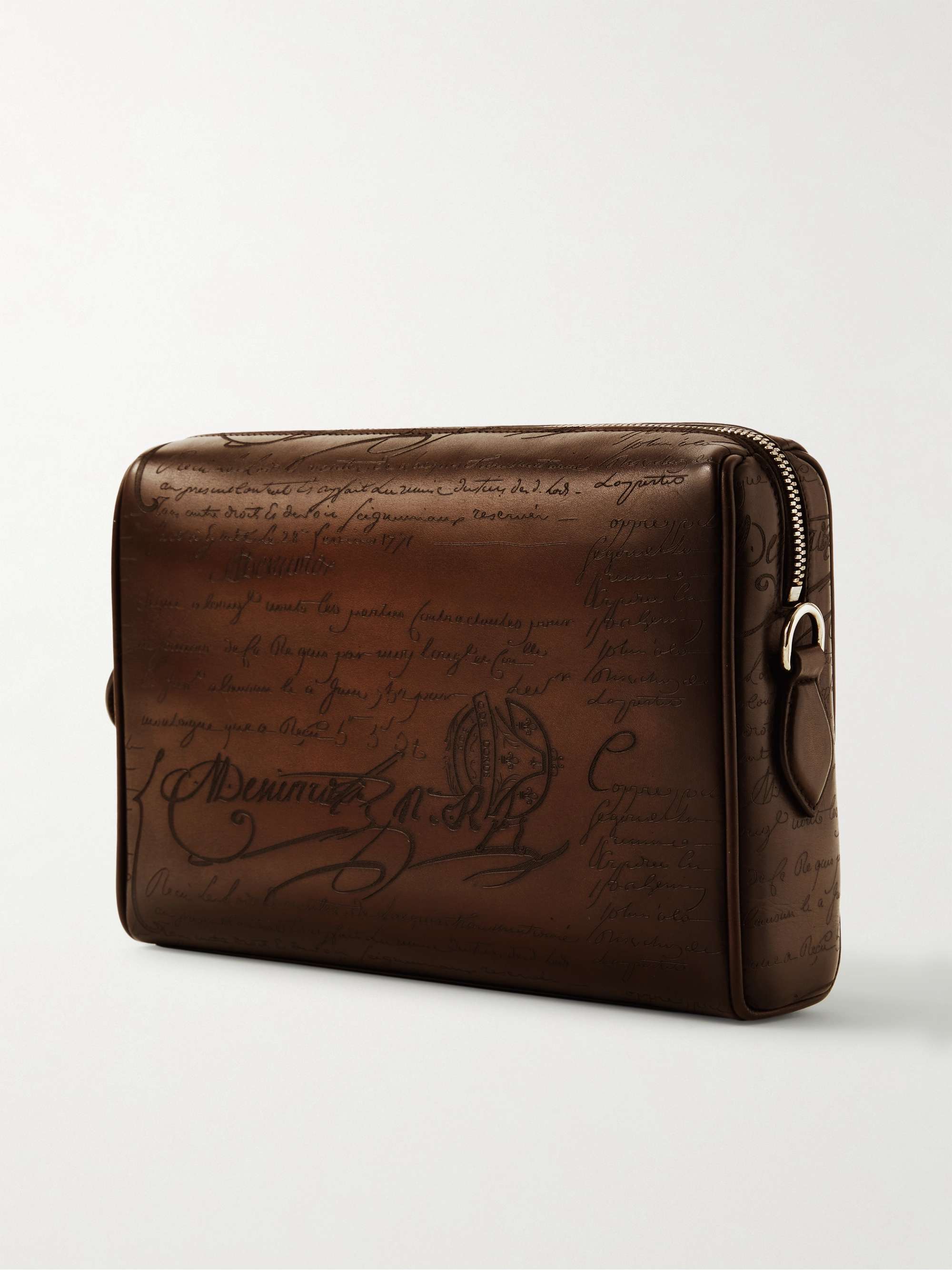 BERLUTI Scritto Venezia Leather Pouch