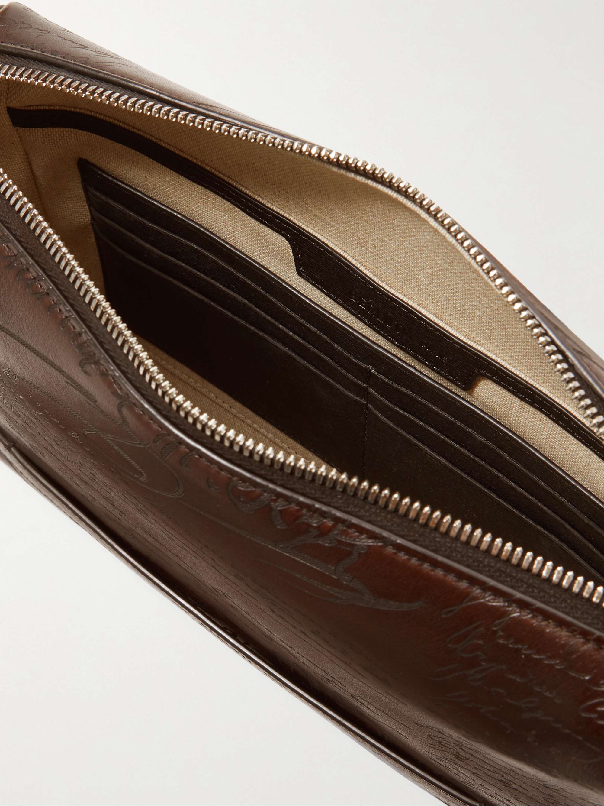 BERLUTI Scritto Venezia Leather Pouch