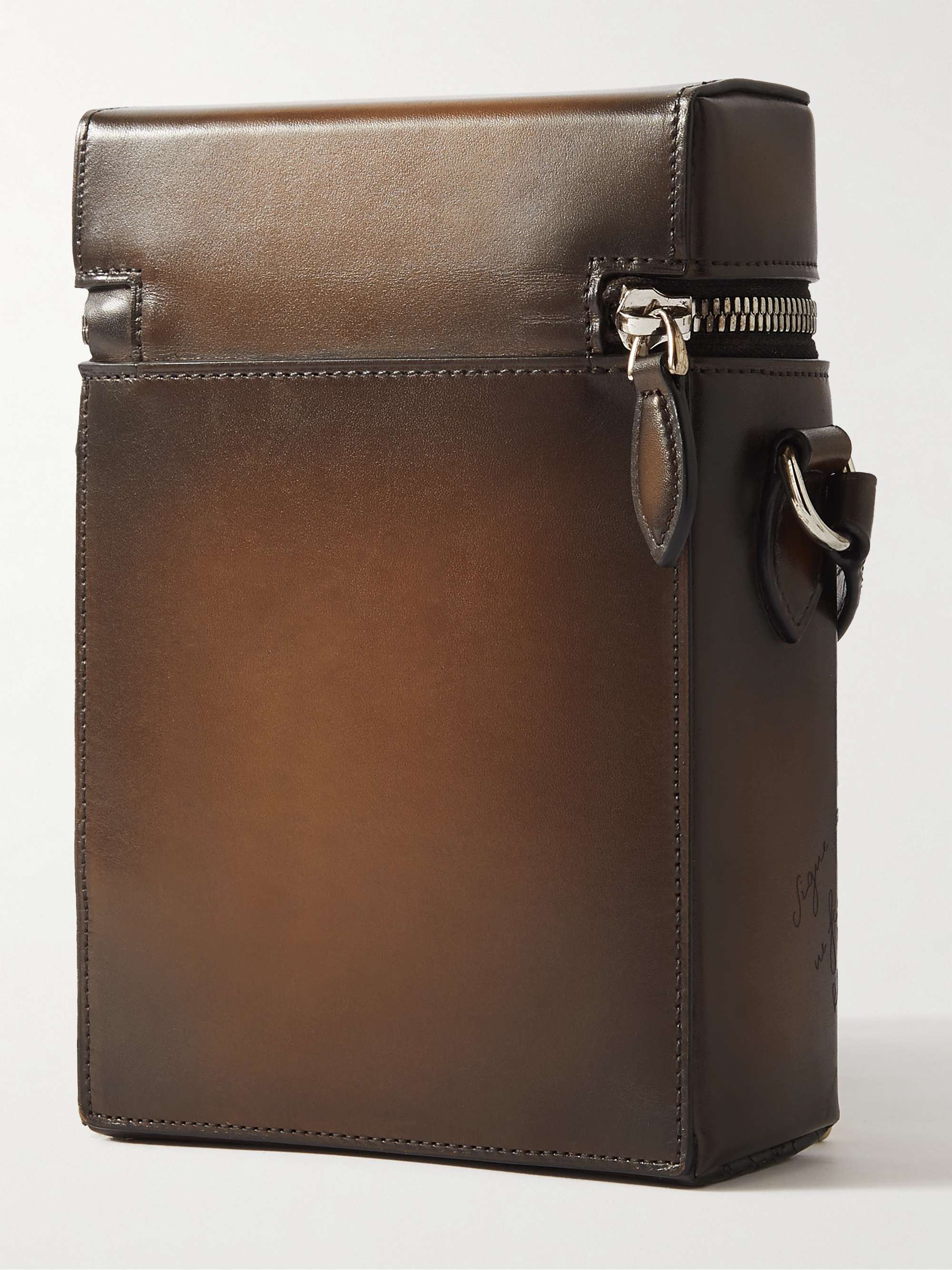 BERLUTI Scritto Venezia Leather Messenger Bag