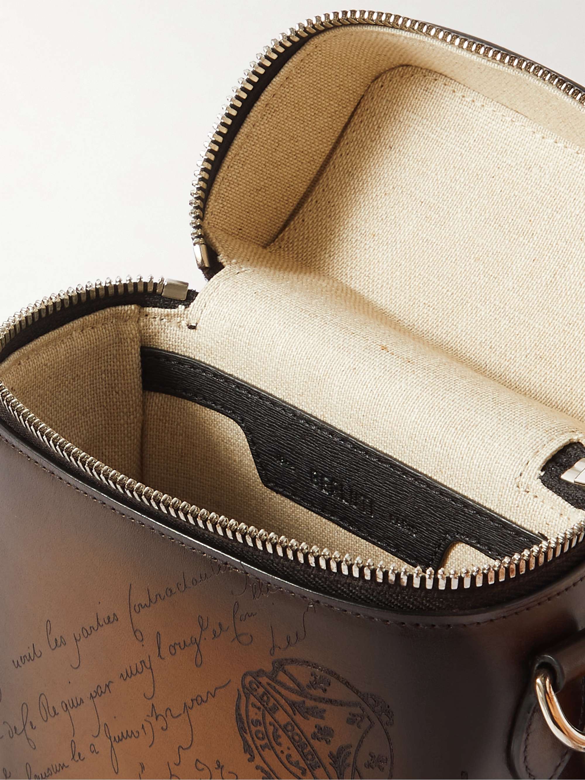 BERLUTI Scritto Venezia Leather Messenger Bag