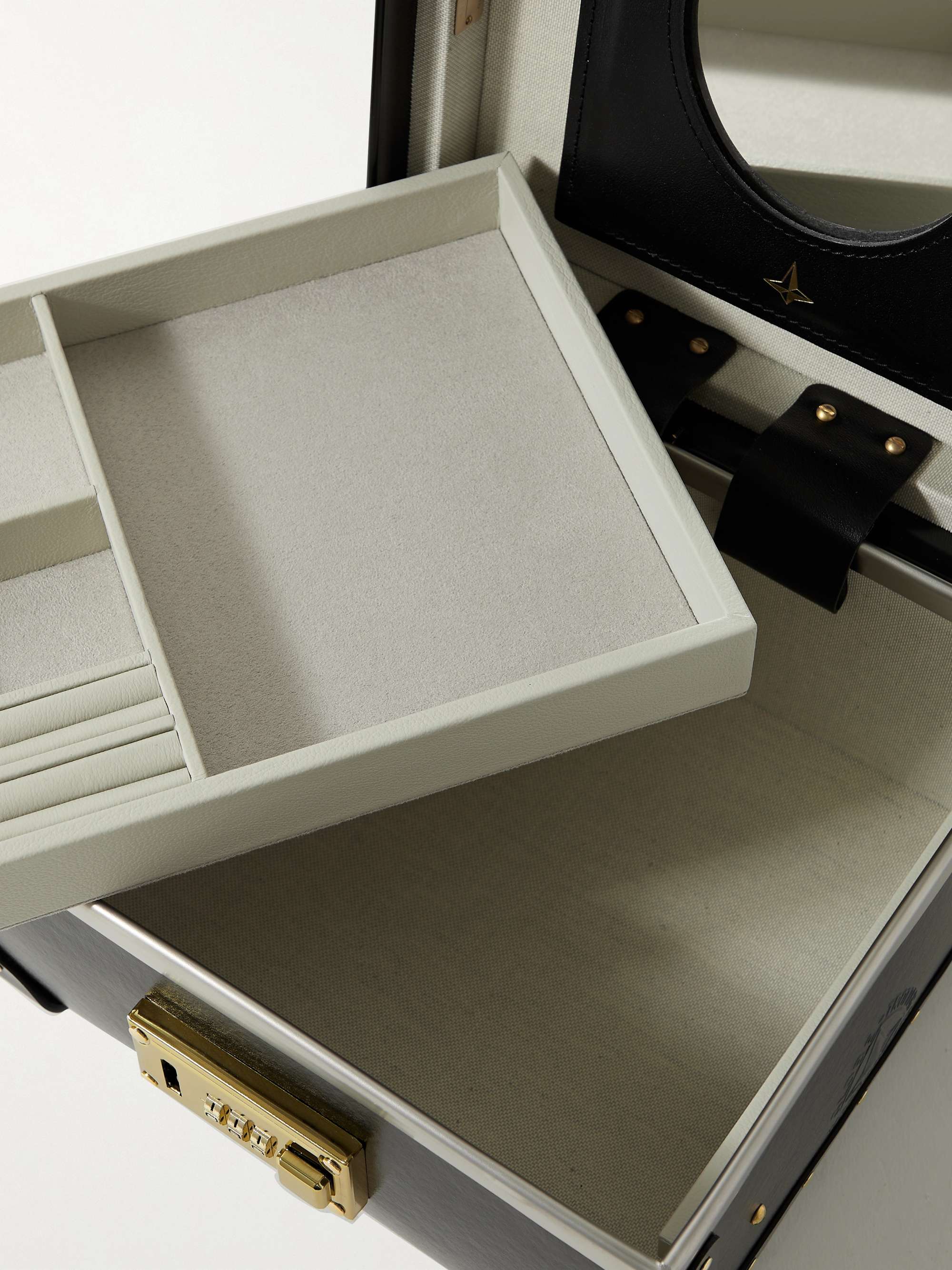 GLOBE-TROTTER Centenary 9" Leather-Trimmed Jewellery Case