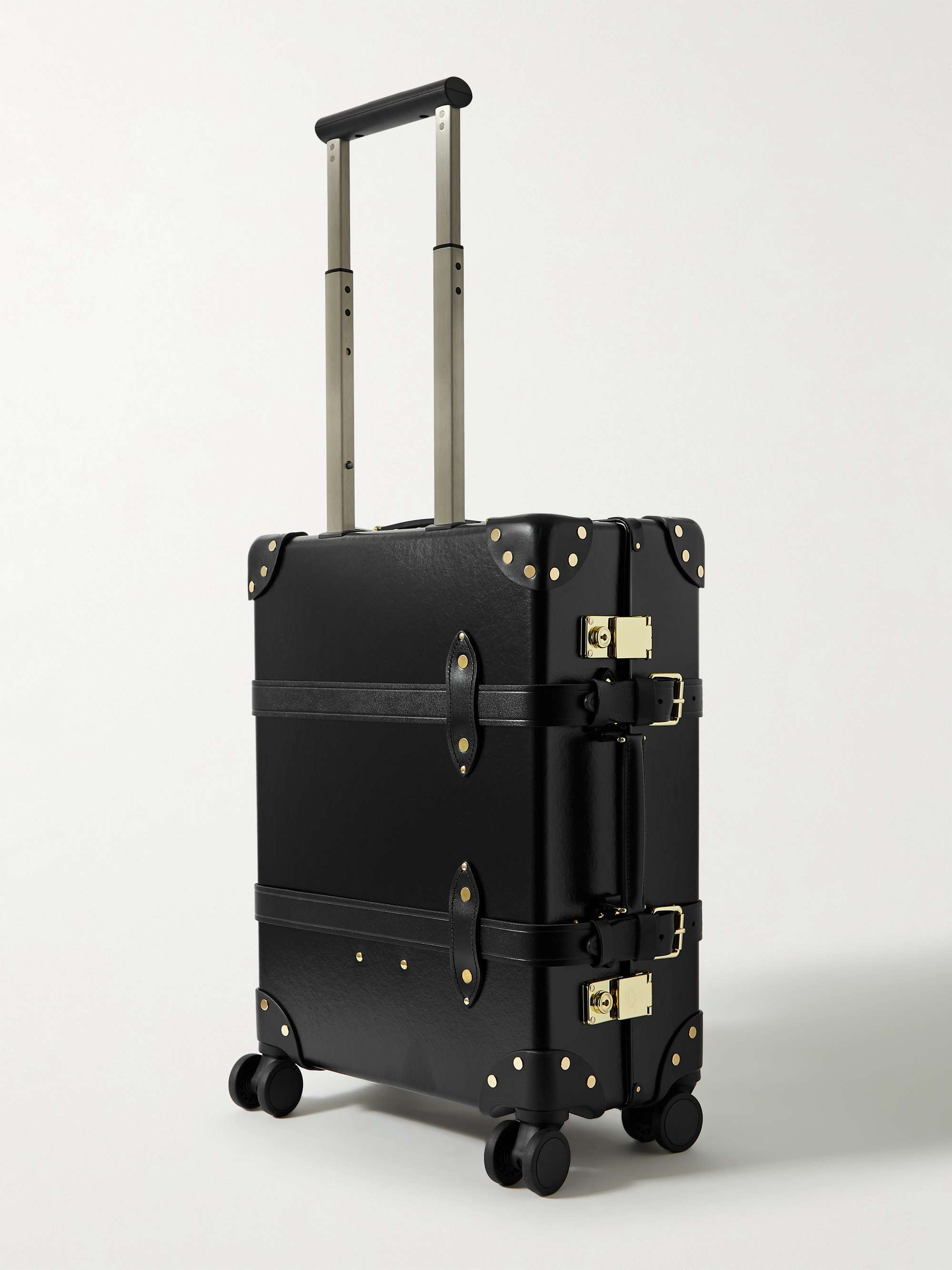 GLOBE-TROTTER Centenary Leather-Trimmed Carry-On Suitcase