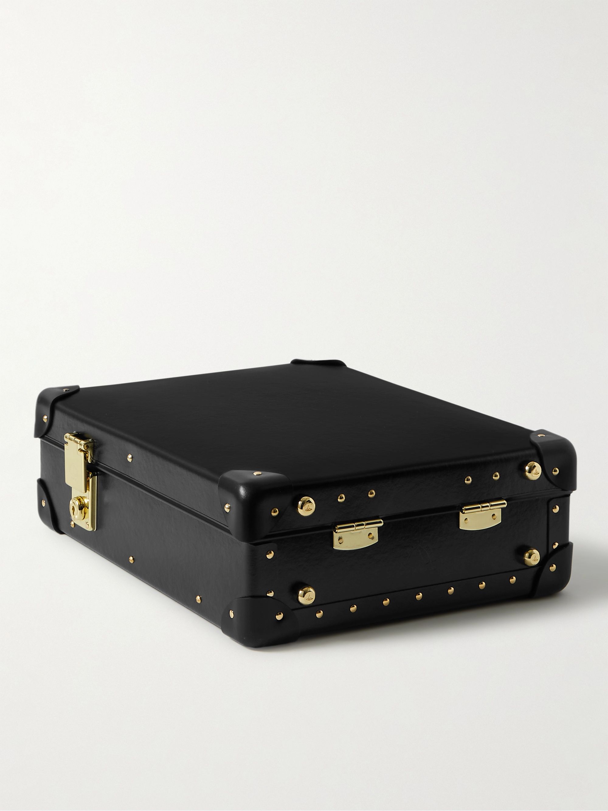 GLOBE-TROTTER Centenary Leather-Trimmed Twelve-Watch Box