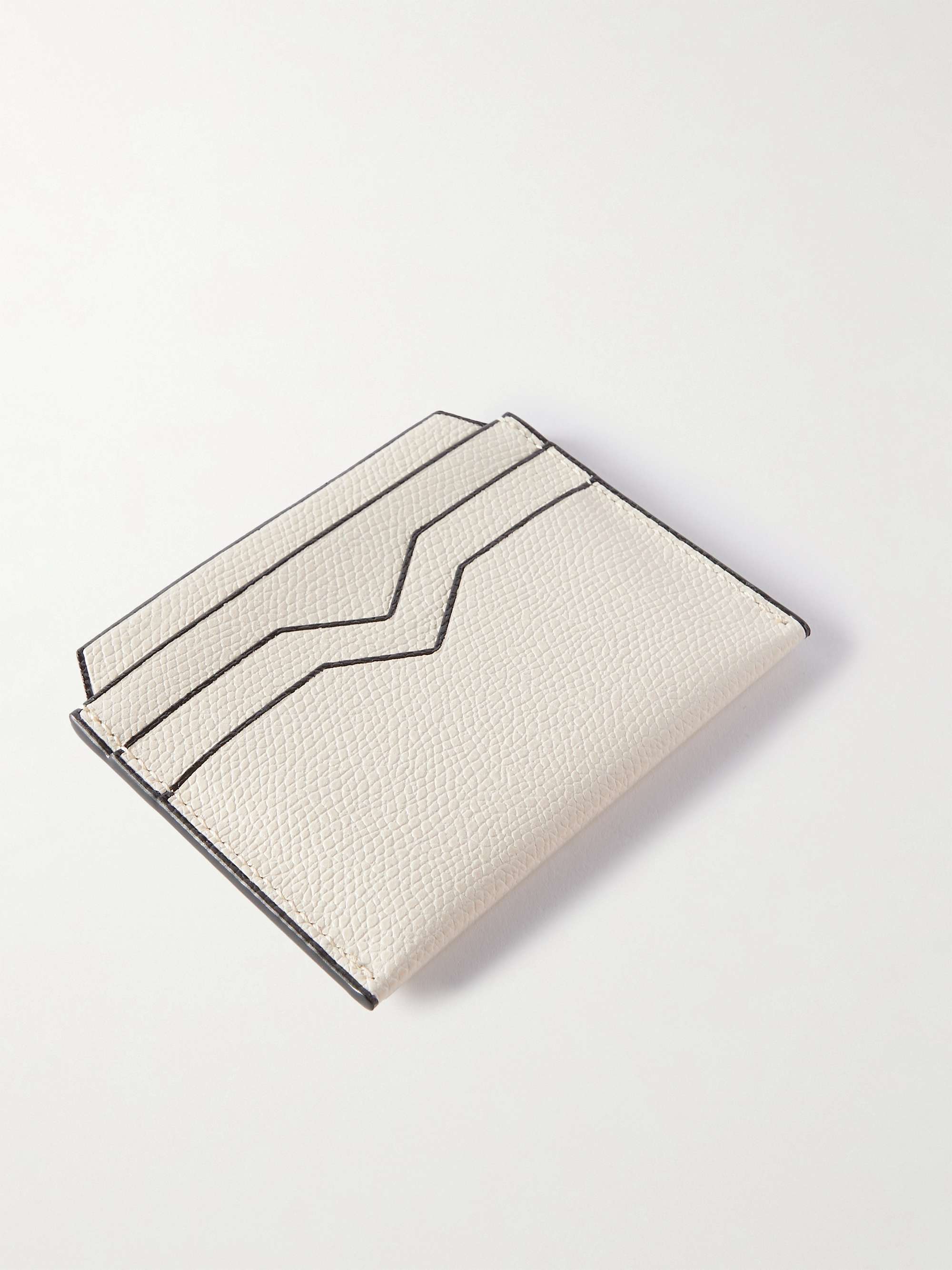 VALEXTRA Pebble-Grain Leather Cardholder