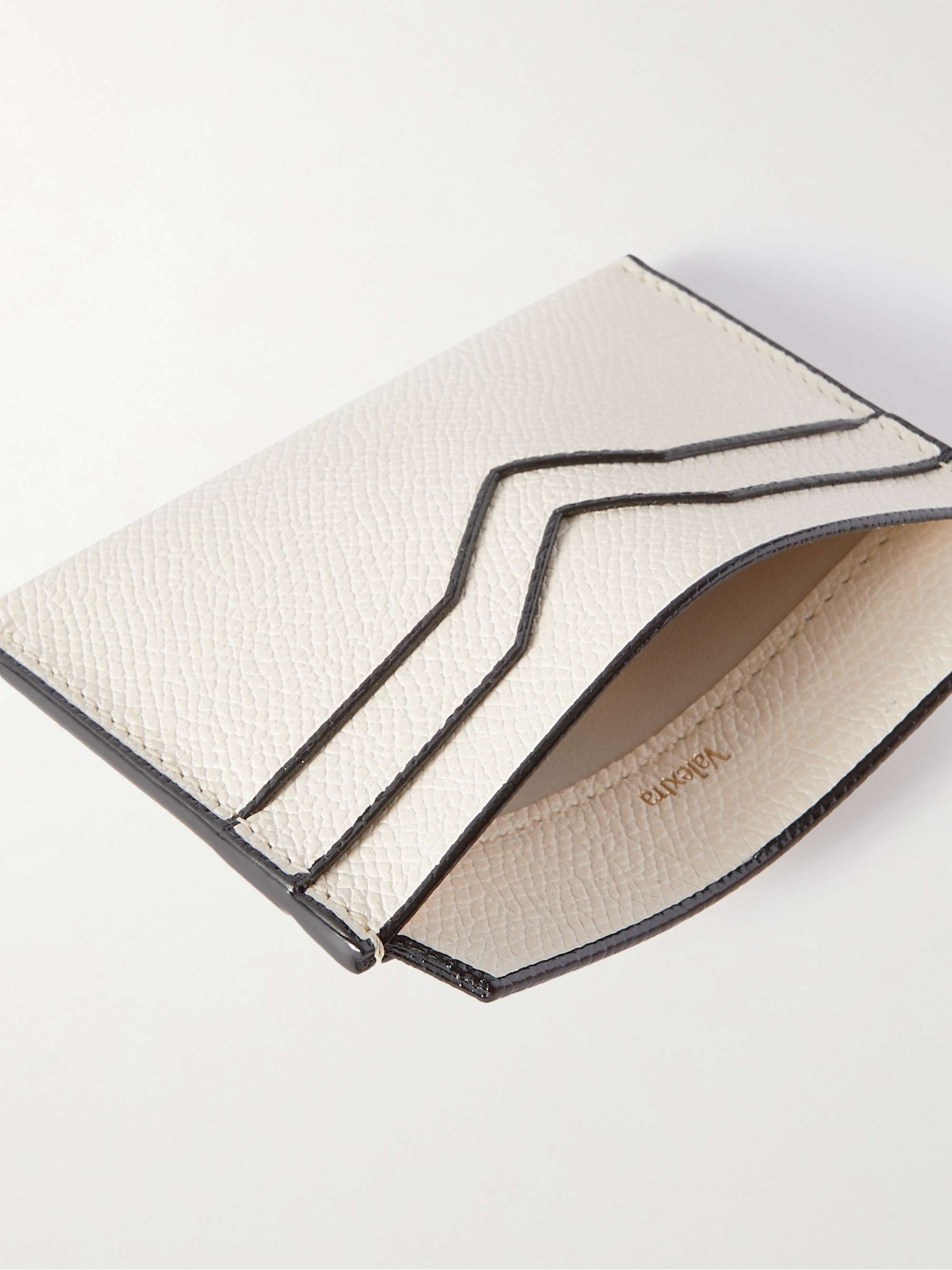 VALEXTRA Pebble-Grain Leather Cardholder