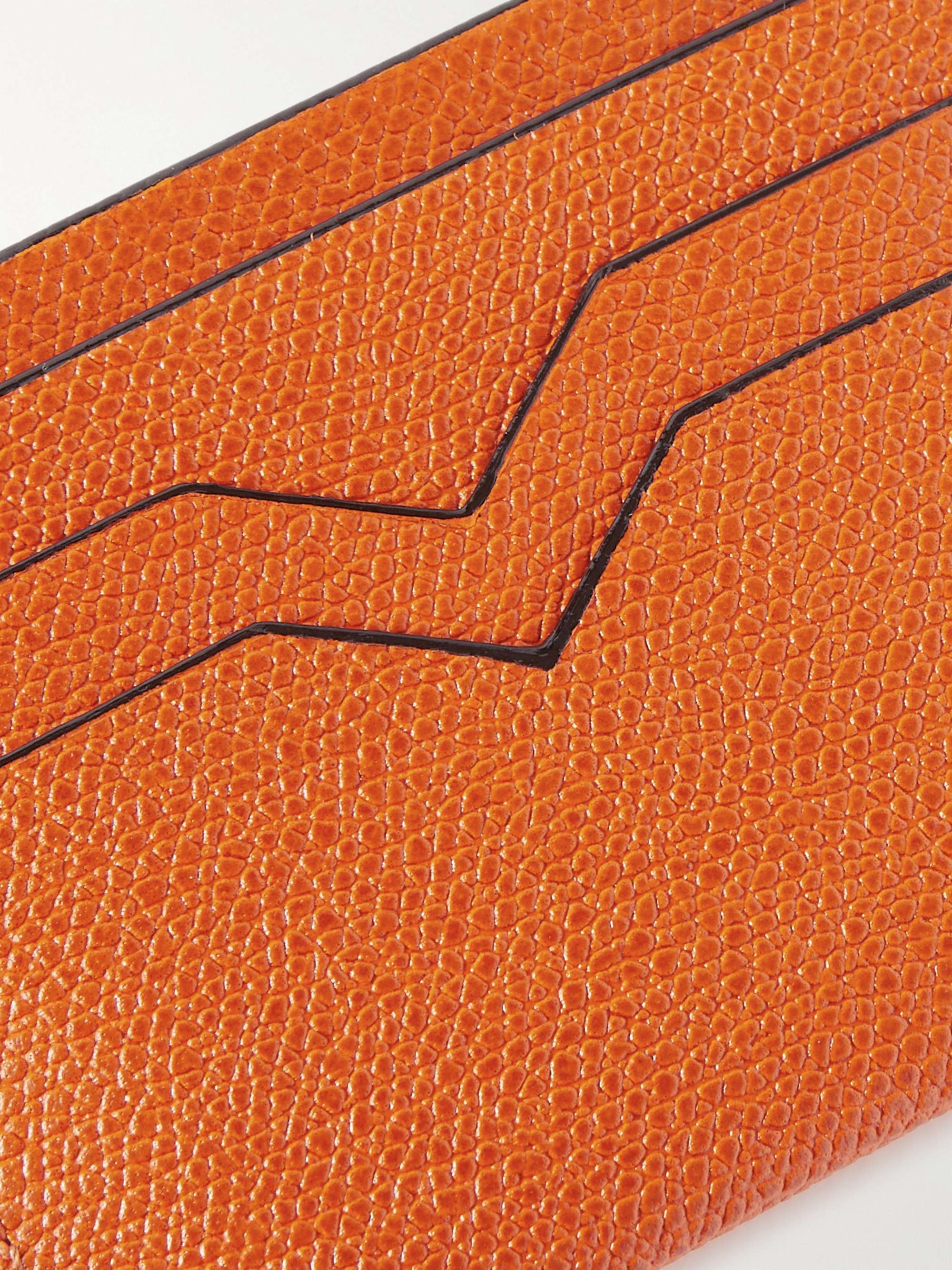 VALEXTRA Pebble-Grain Leather Cardholder