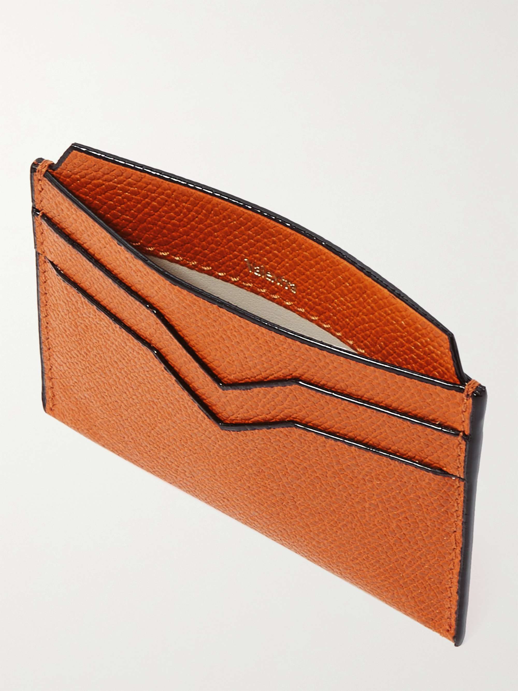 VALEXTRA Pebble-Grain Leather Cardholder