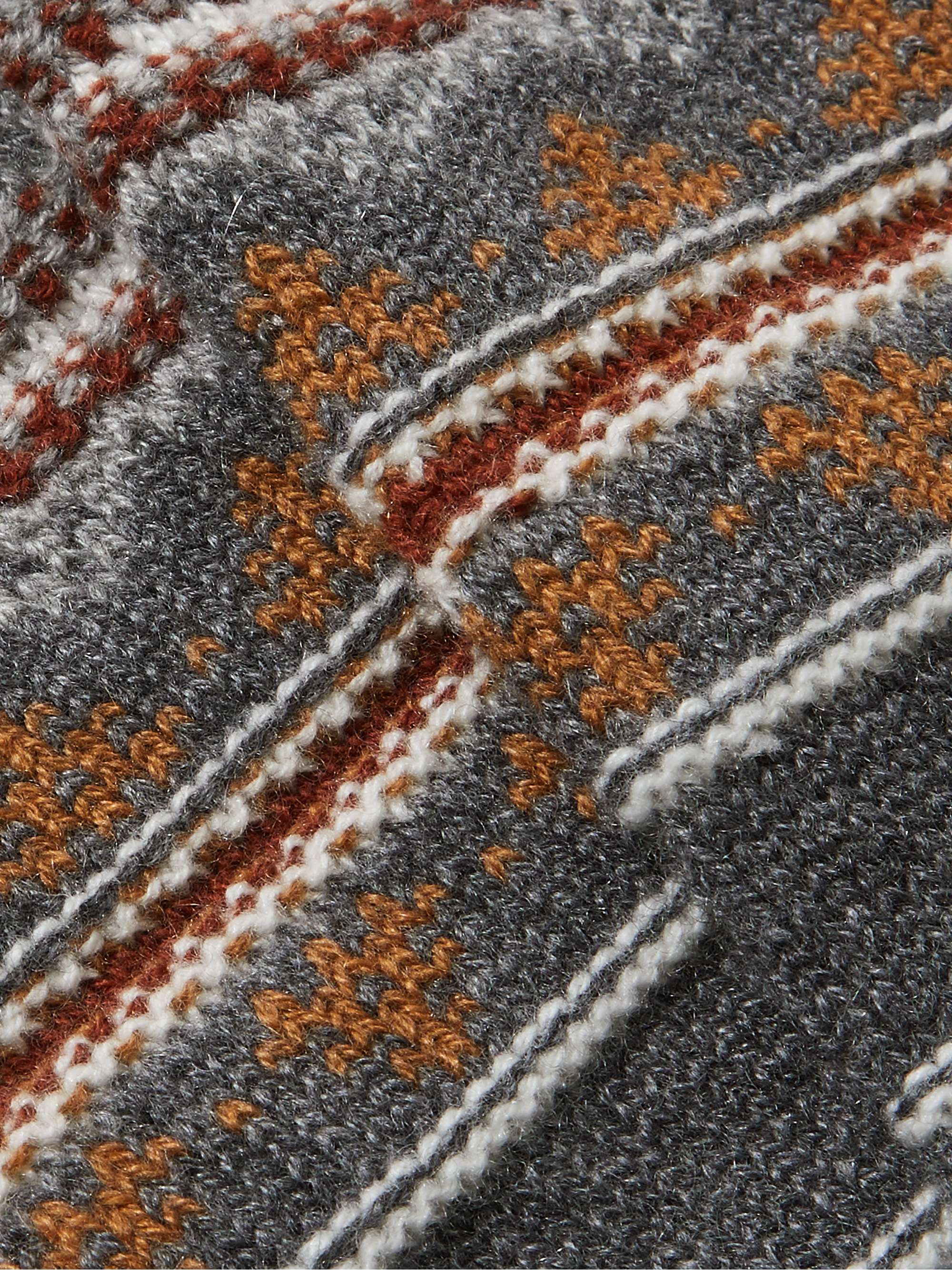 LORO PIANA Fair Isle Cashmere Socks