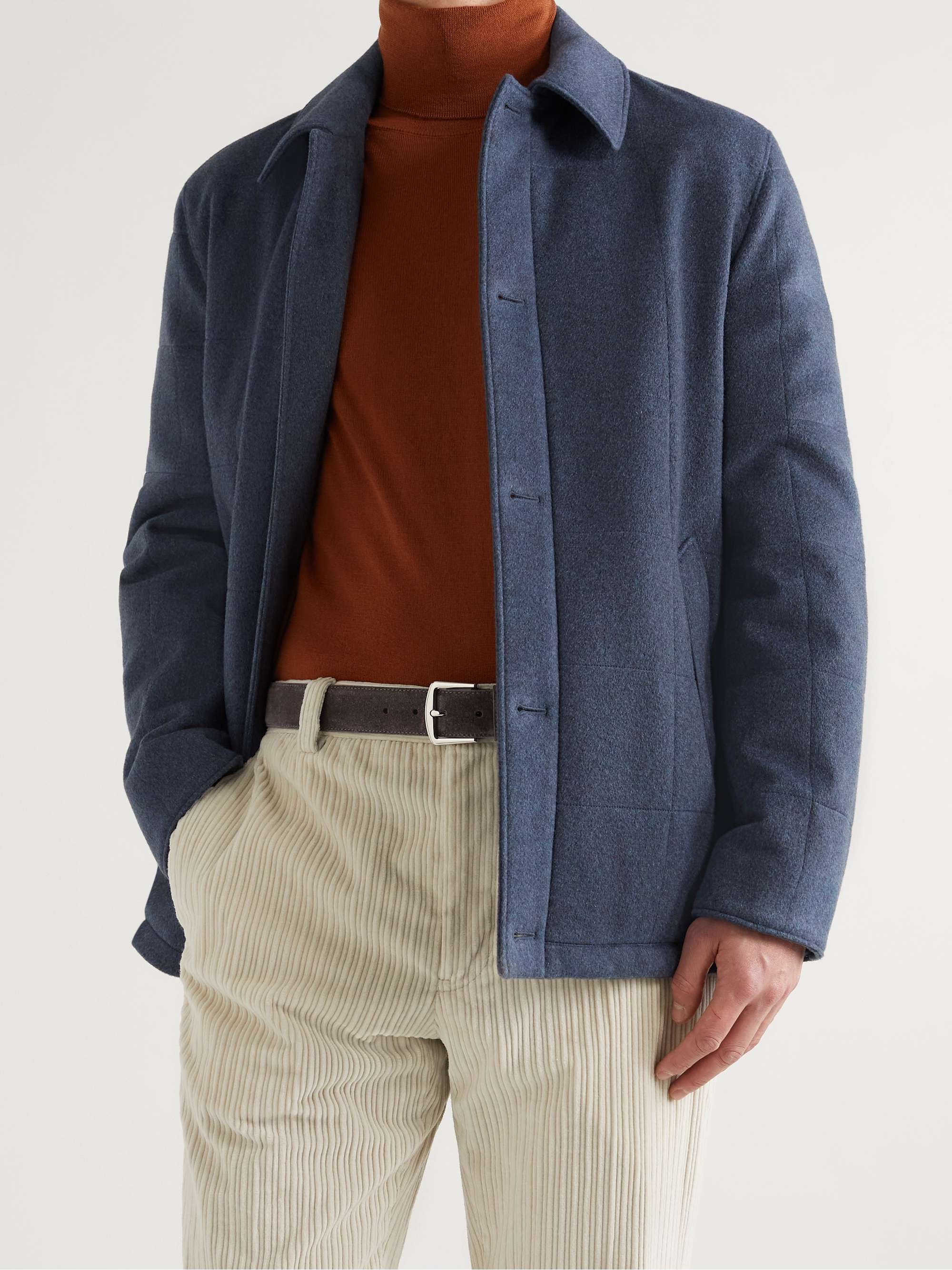 LORO PIANA 3.5cm Suede Belt