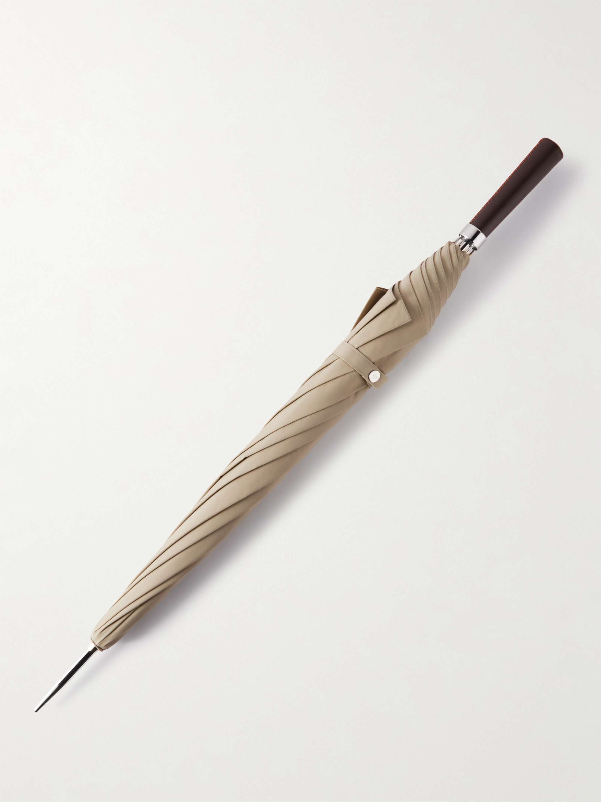 LORO PIANA Leather-Handle Umbrella
