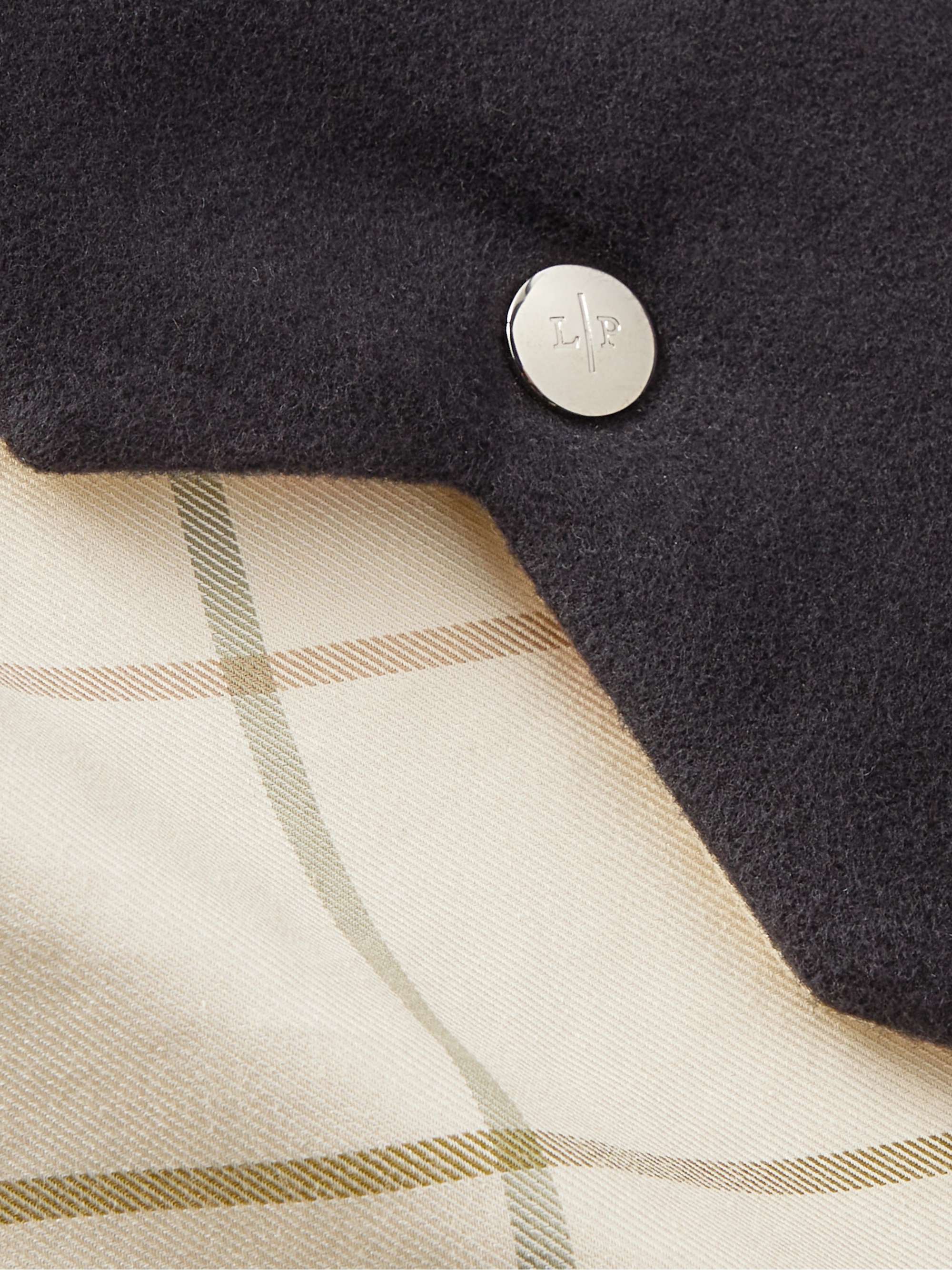 LORO PIANA Suede-Trimmed Shell Dog Coat