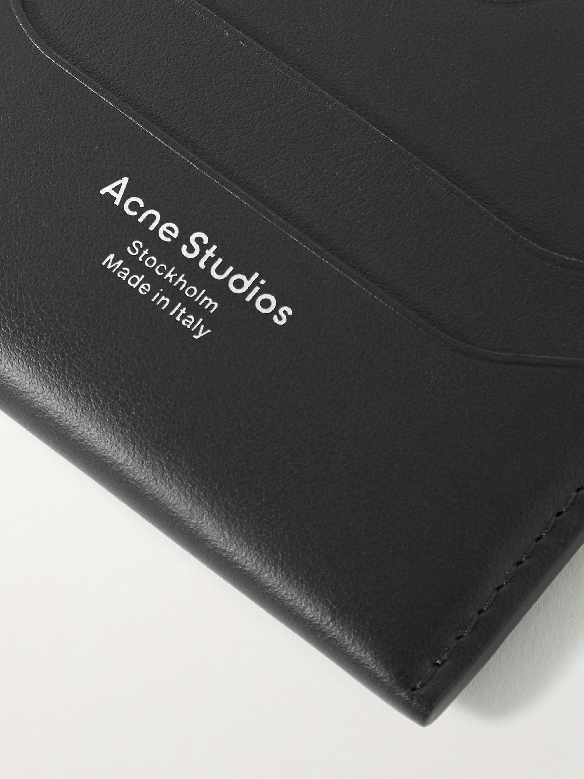 ACNE STUDIOS Logo-Print Leather Cardholder