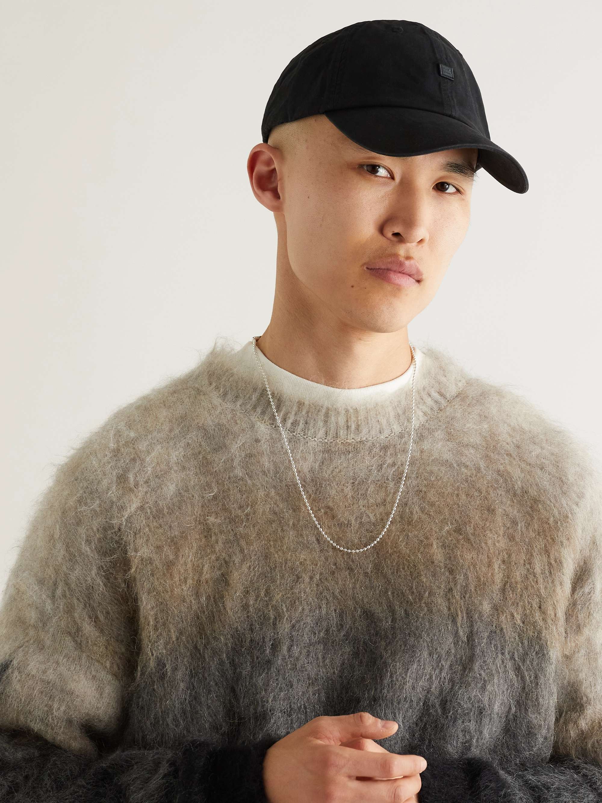 ACNE STUDIOS Logo-Appliquéd Brushed Cotton-Twill Baseball Cap