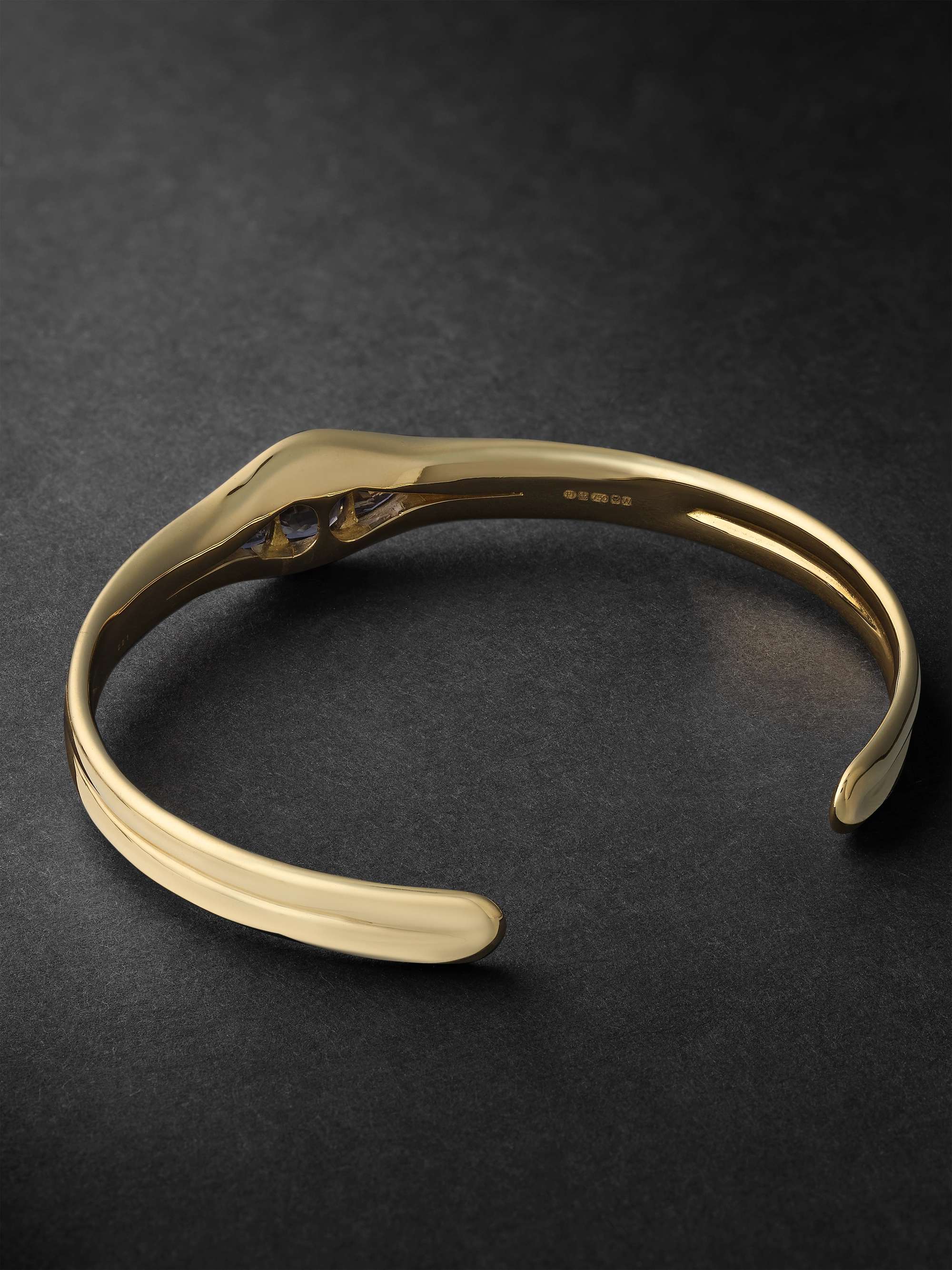 FERNANDO JORGE Trillion 18-Karat Gold Iolite Cuff