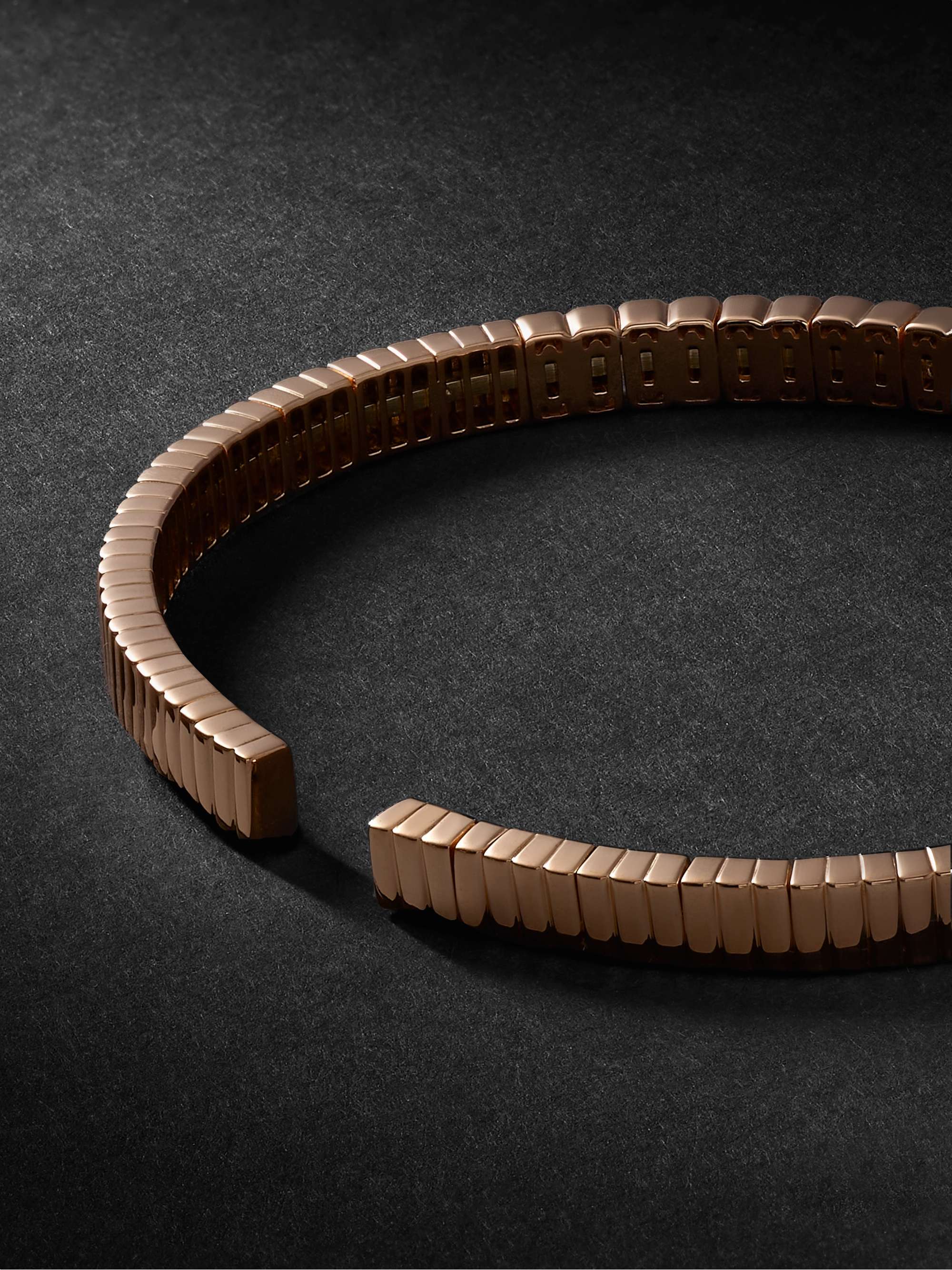 SUZANNE KALAN Rose Gold Black Sapphire Cuff