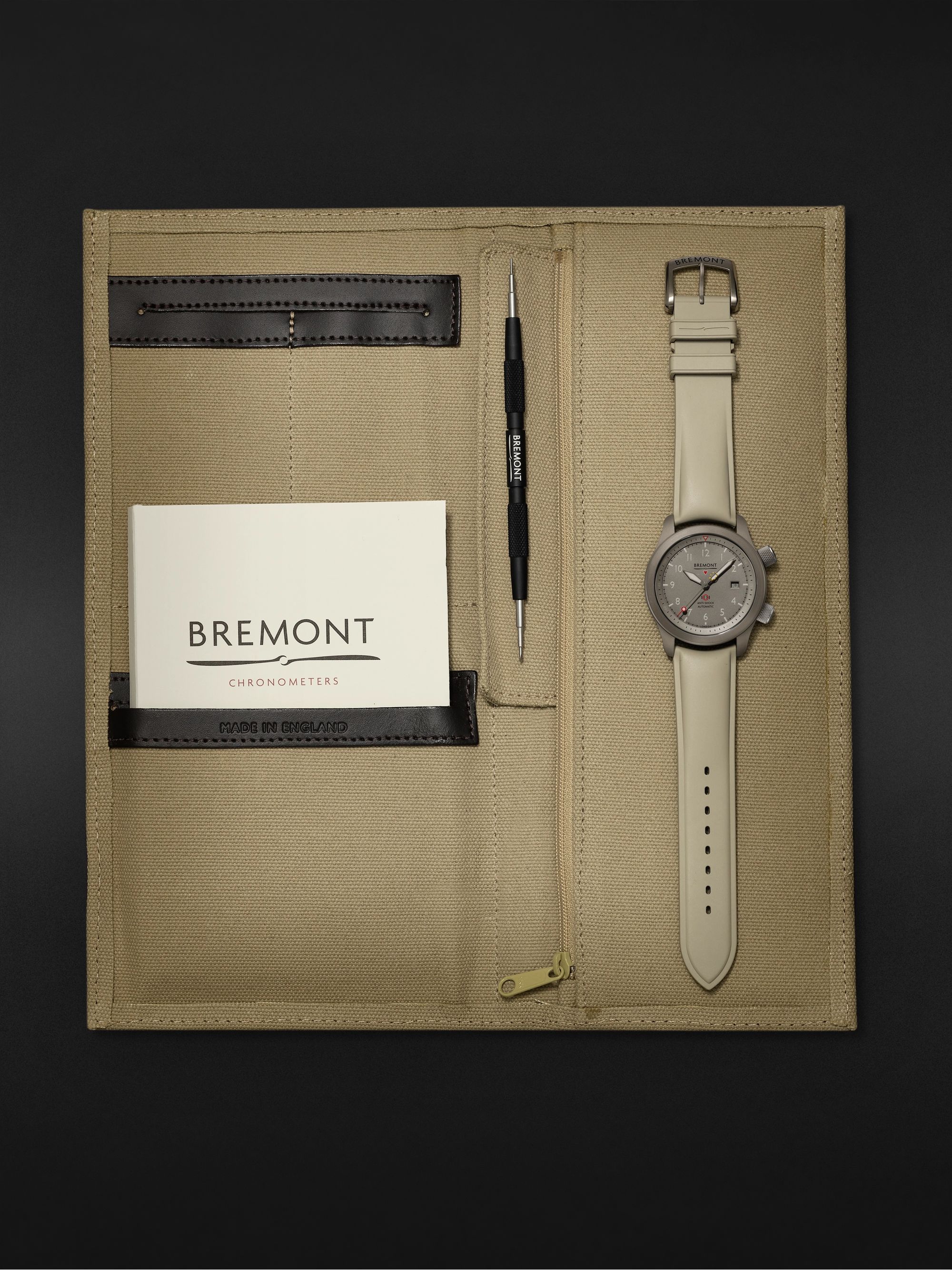 BREMONT MB Savanna Automatic Chronometer 43mm Titanium and Rubber Watch