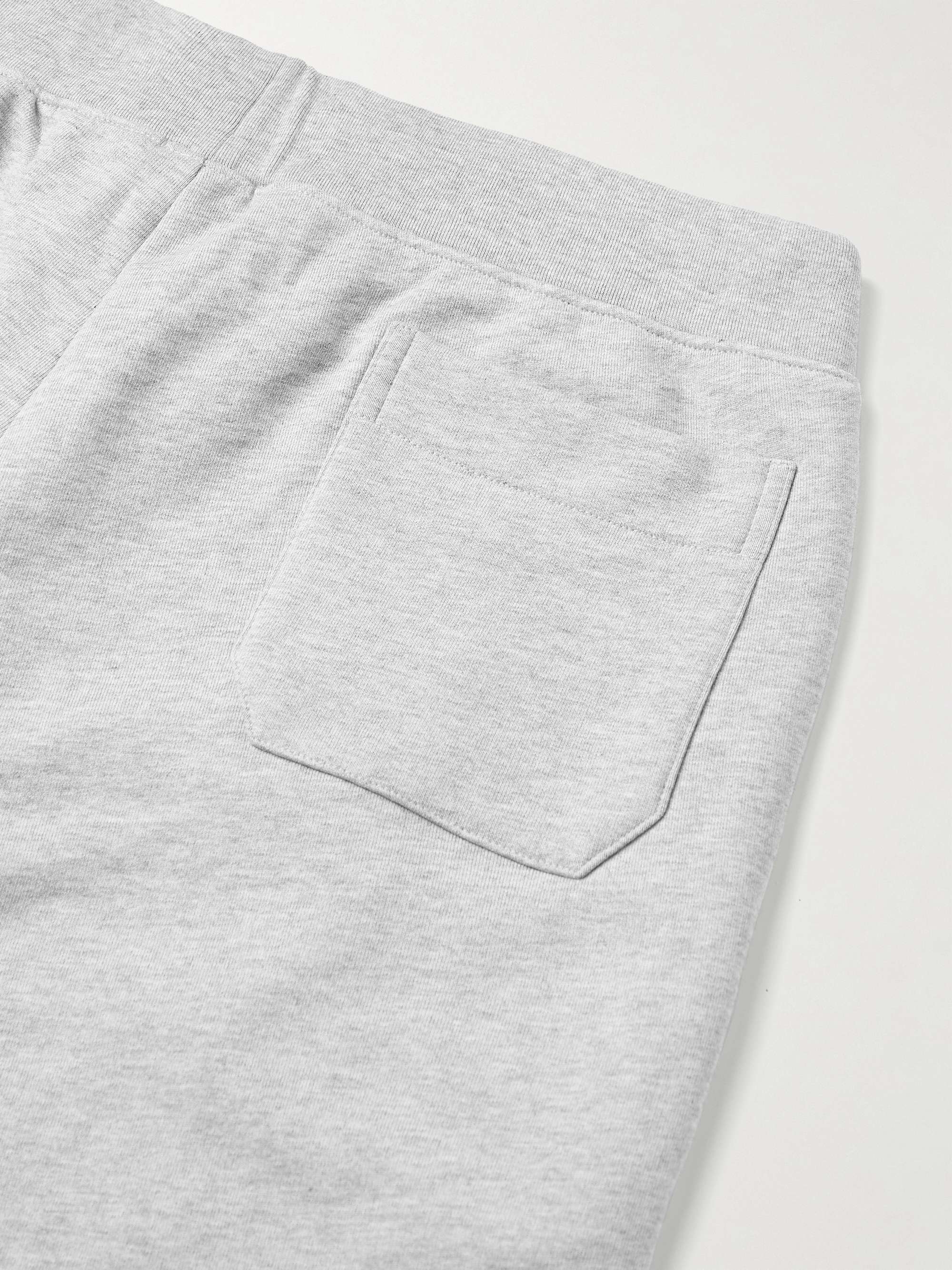 HANDVAERK Slim-Fit Tapered Pima Cotton-Jersey Sweatpants