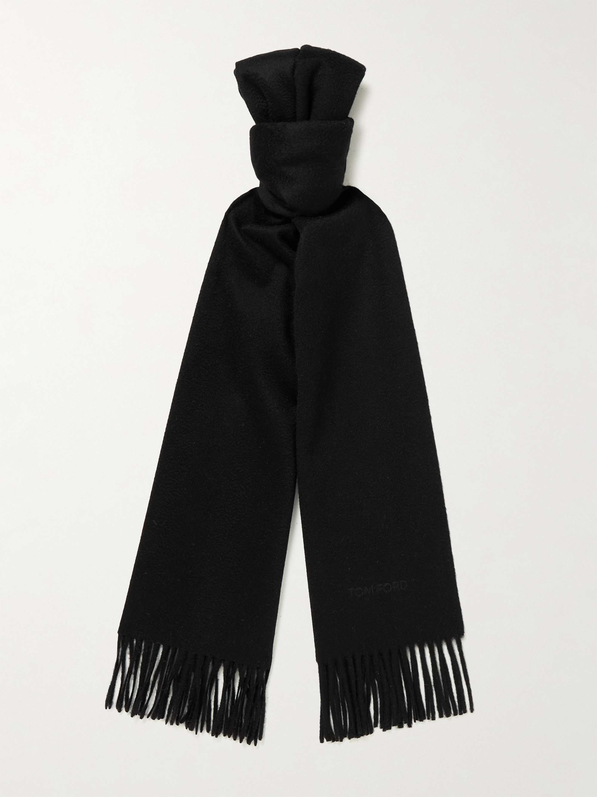 TOM FORD Fringed Cashmere Scarf | MR PORTER