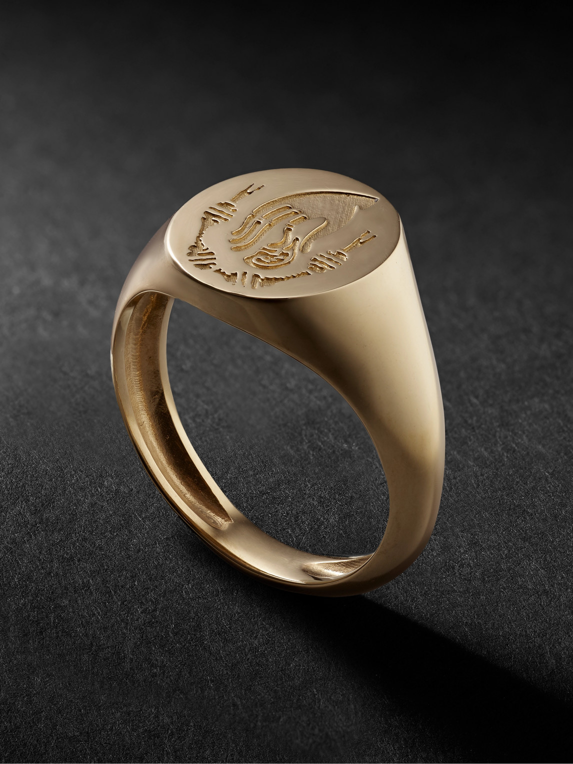 Remembrance Gold Signet Ring