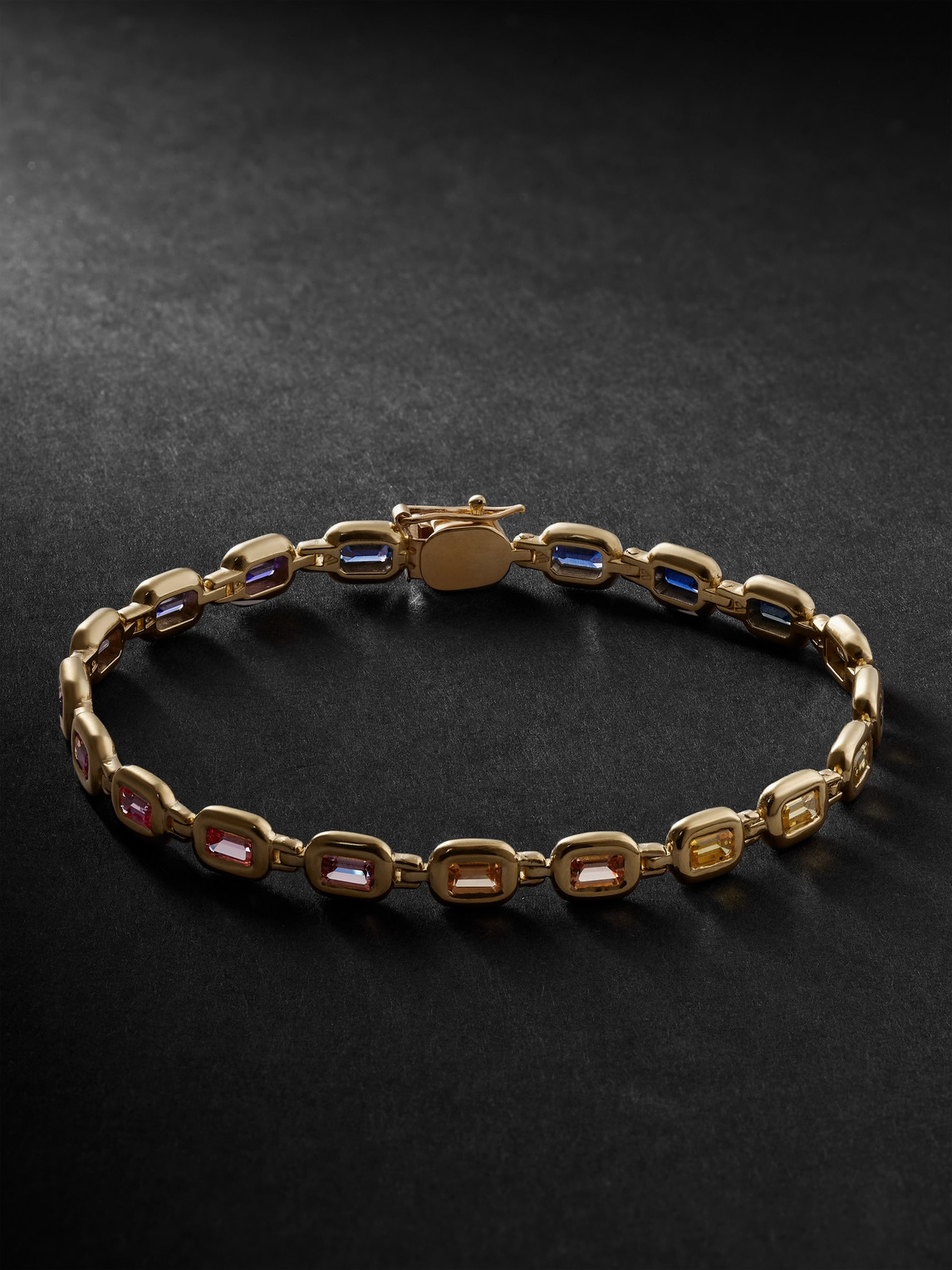 Bubble Gold Sapphire Bracelet