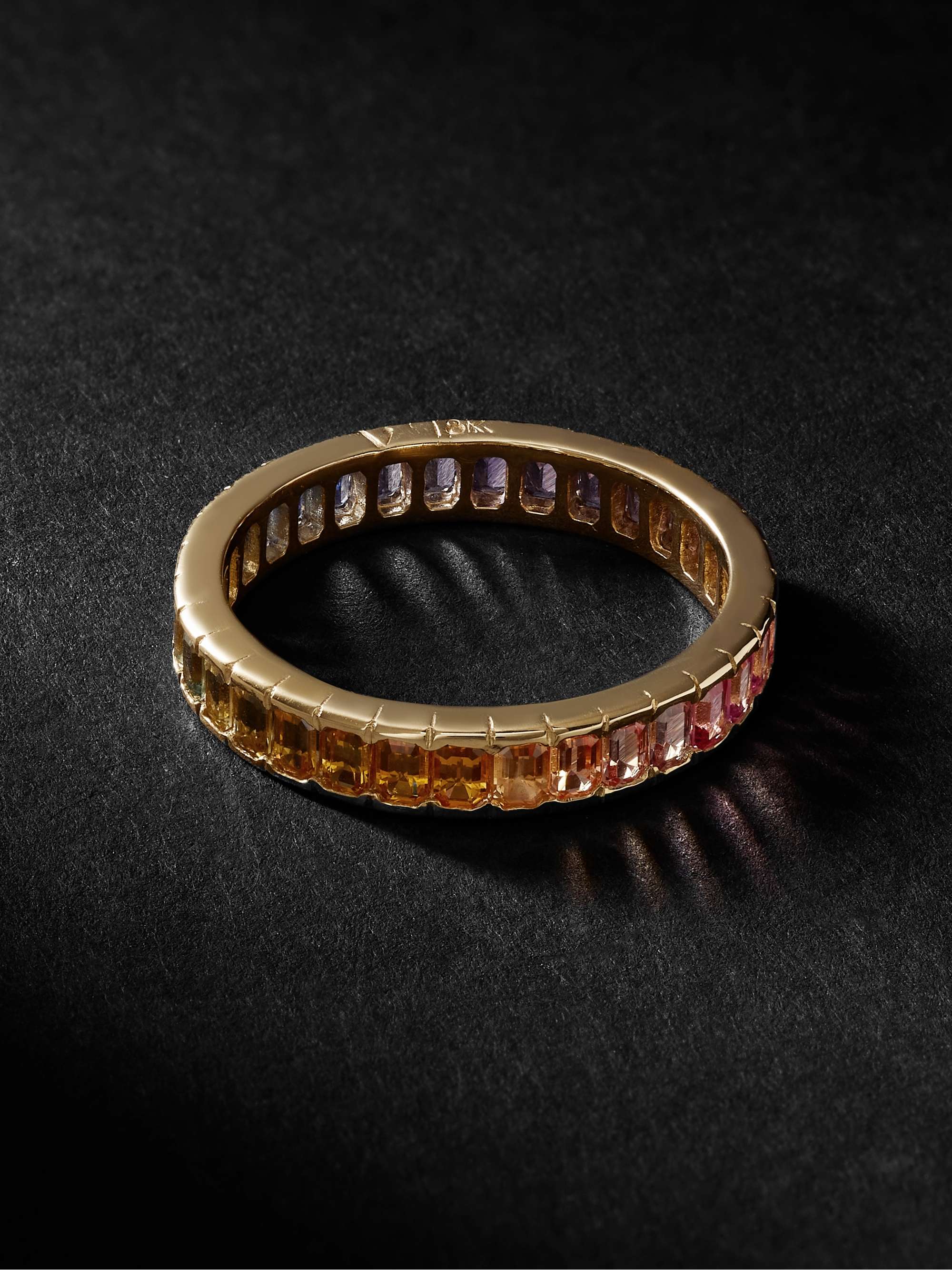 VADA Eternity Gold Sapphire Ring