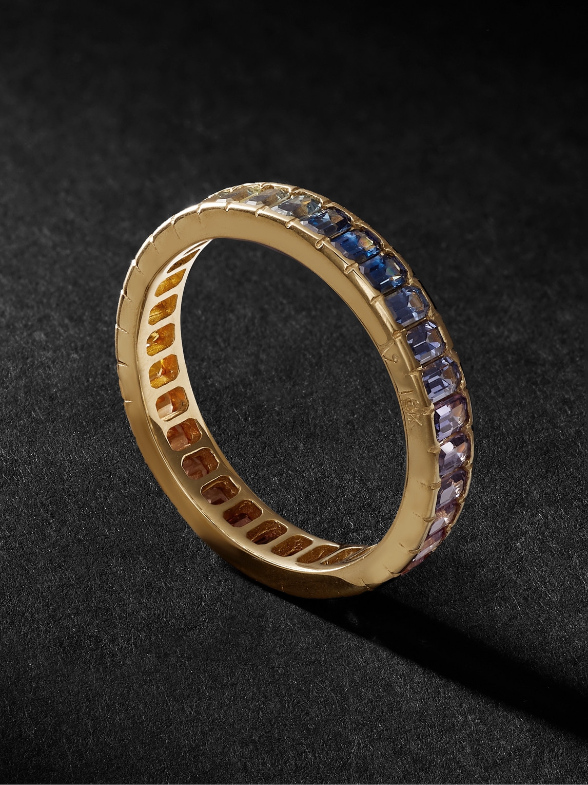 Eternity Gold Sapphire Ring