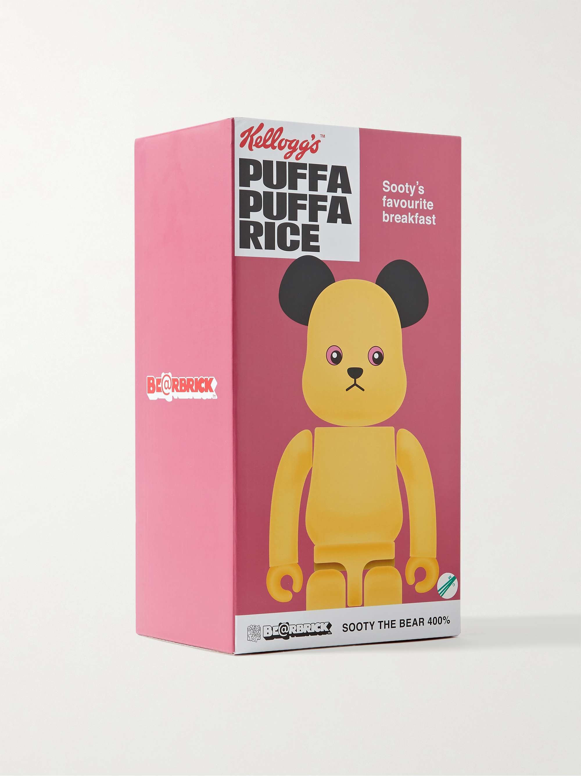 BE@RBRICK + Kellogg's Sooty the Bear 400% Printed PVC Figurine