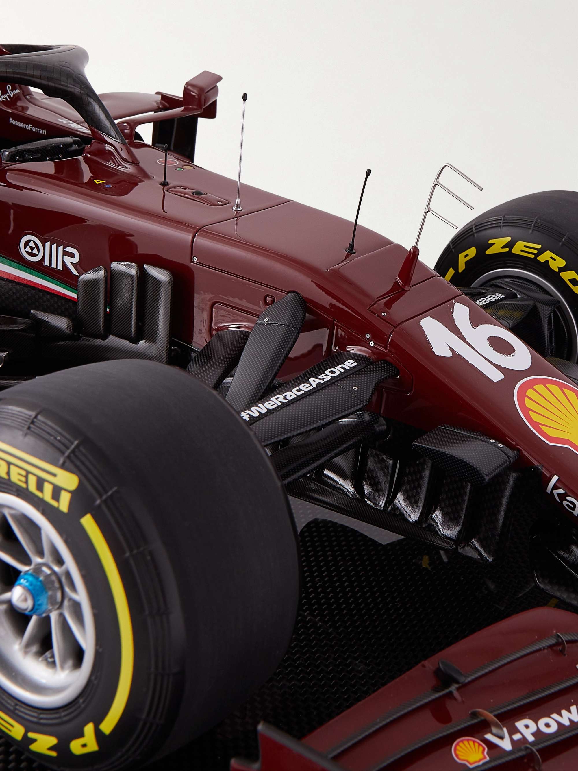 AMALGAM COLLECTION Ferrari SF1000 Charles Leclerc (2020) 1000th GP Livery 1:8 Model Car