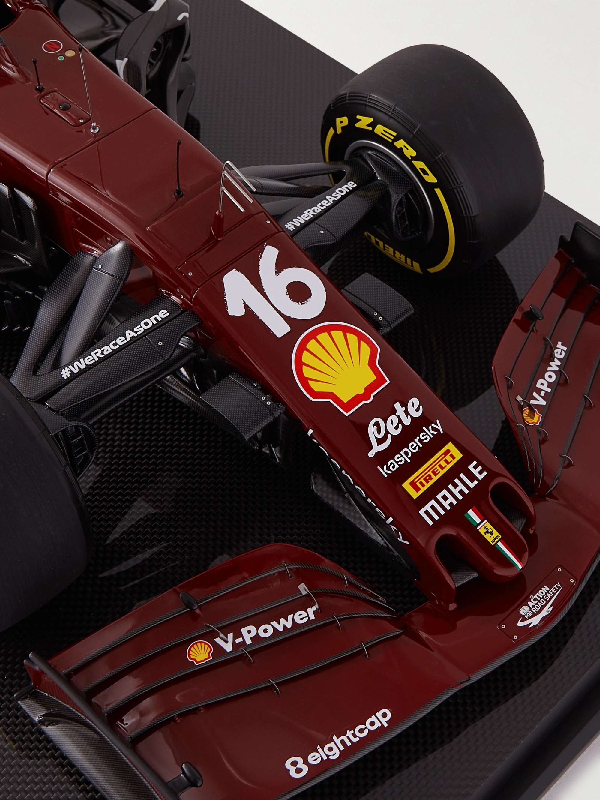 AMALGAM COLLECTION Ferrari SF1000 Charles Leclerc (2020) 1000th GP Livery 1:8 Model Car