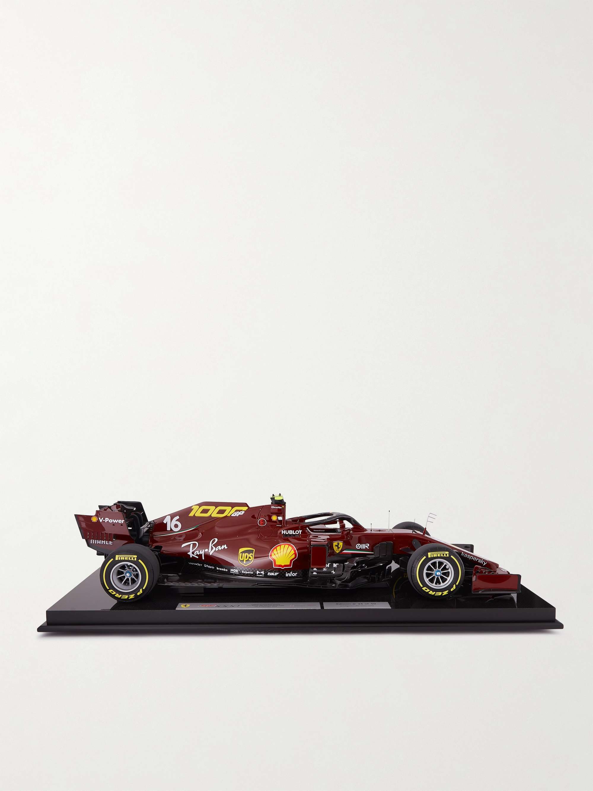 AMALGAM COLLECTION Ferrari SF1000 Charles Leclerc (2020) 1000th GP Livery 1:8 Model Car