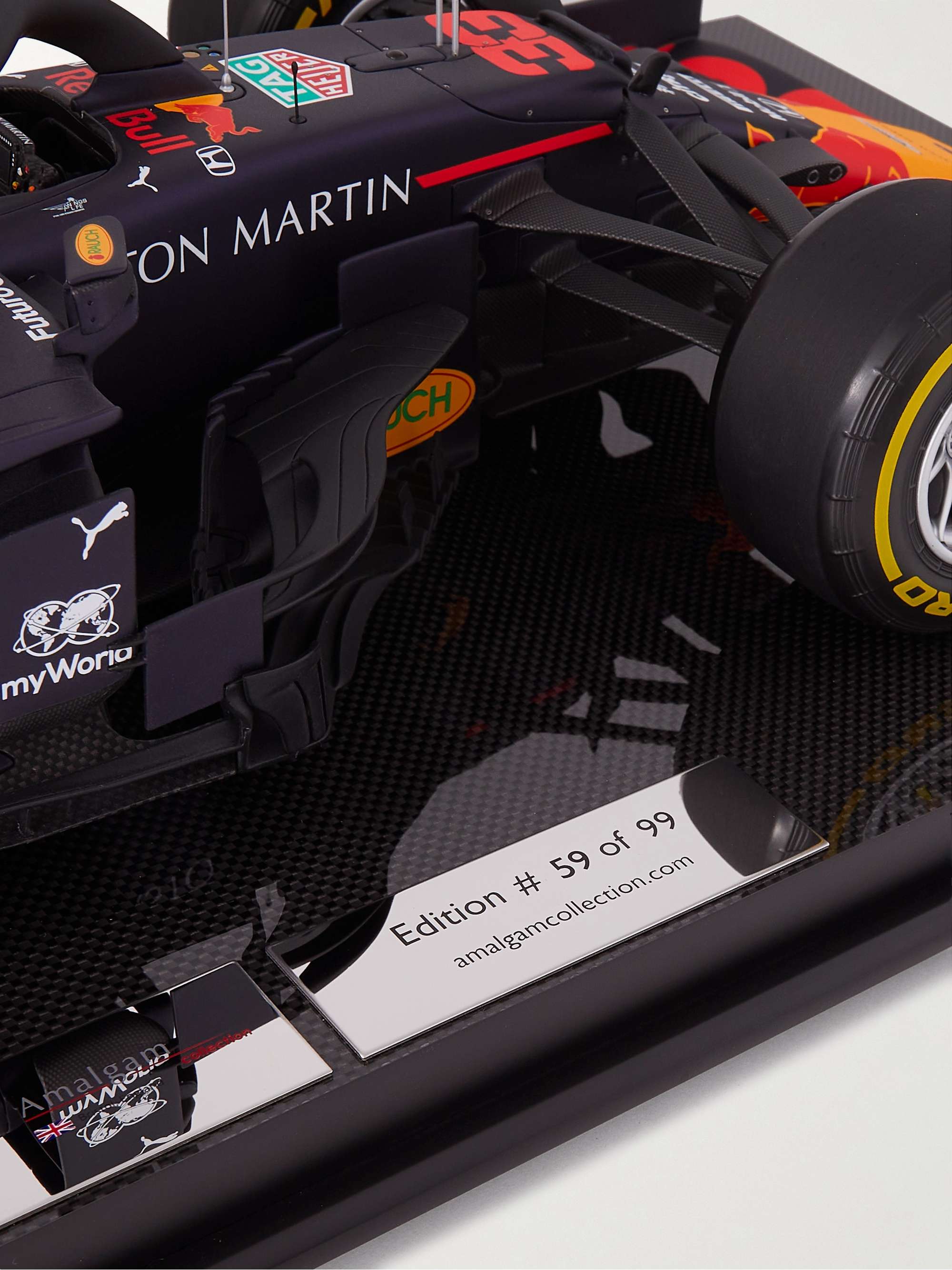 AMALGAM COLLECTION Aston Martin Red Bull Racing RB15 Max Verstappen (2019) 1:8 Model Car