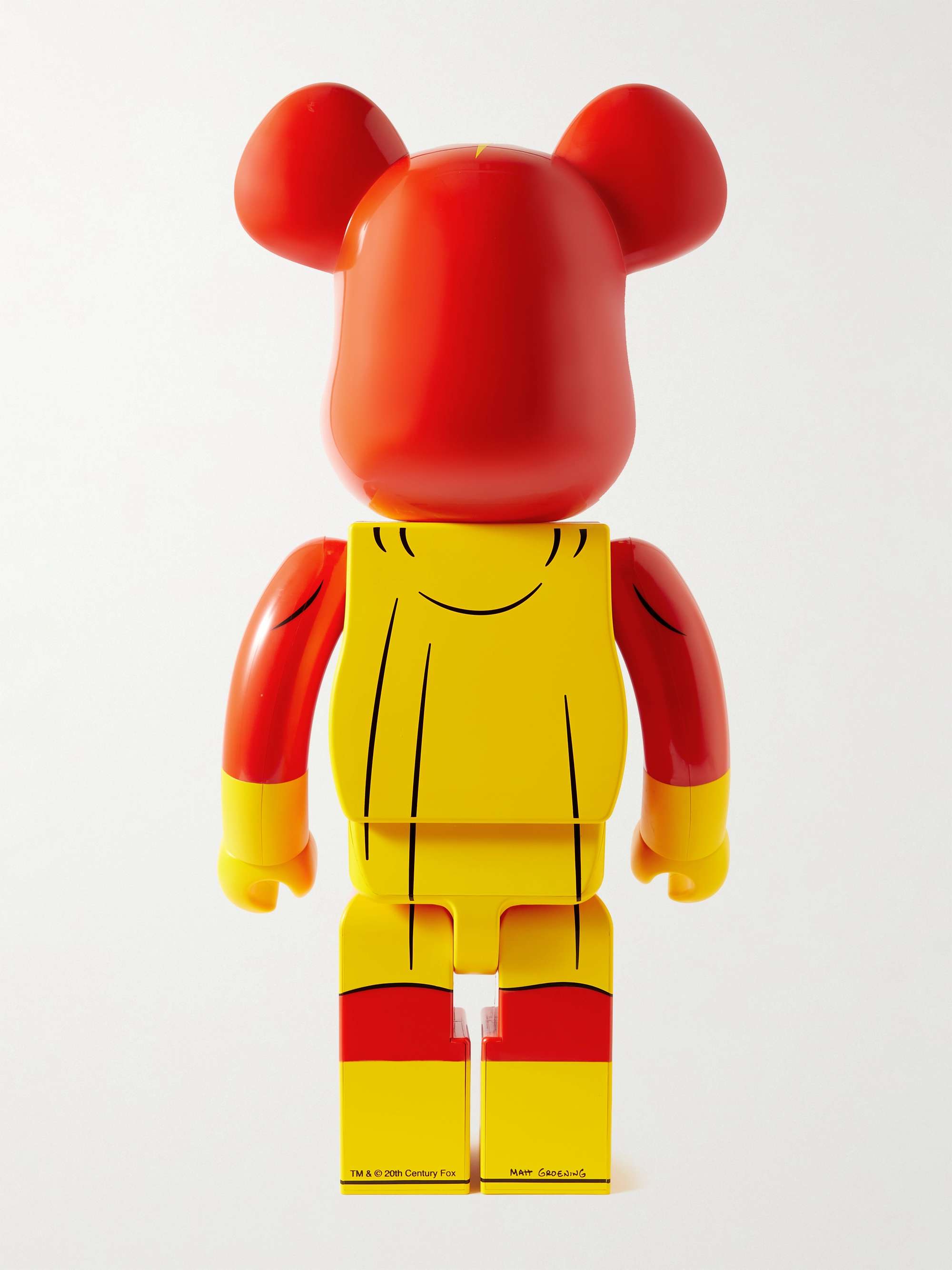BE@RBRICK + The Simpsons Radioactive Man 1000% Printed PVC Figurine