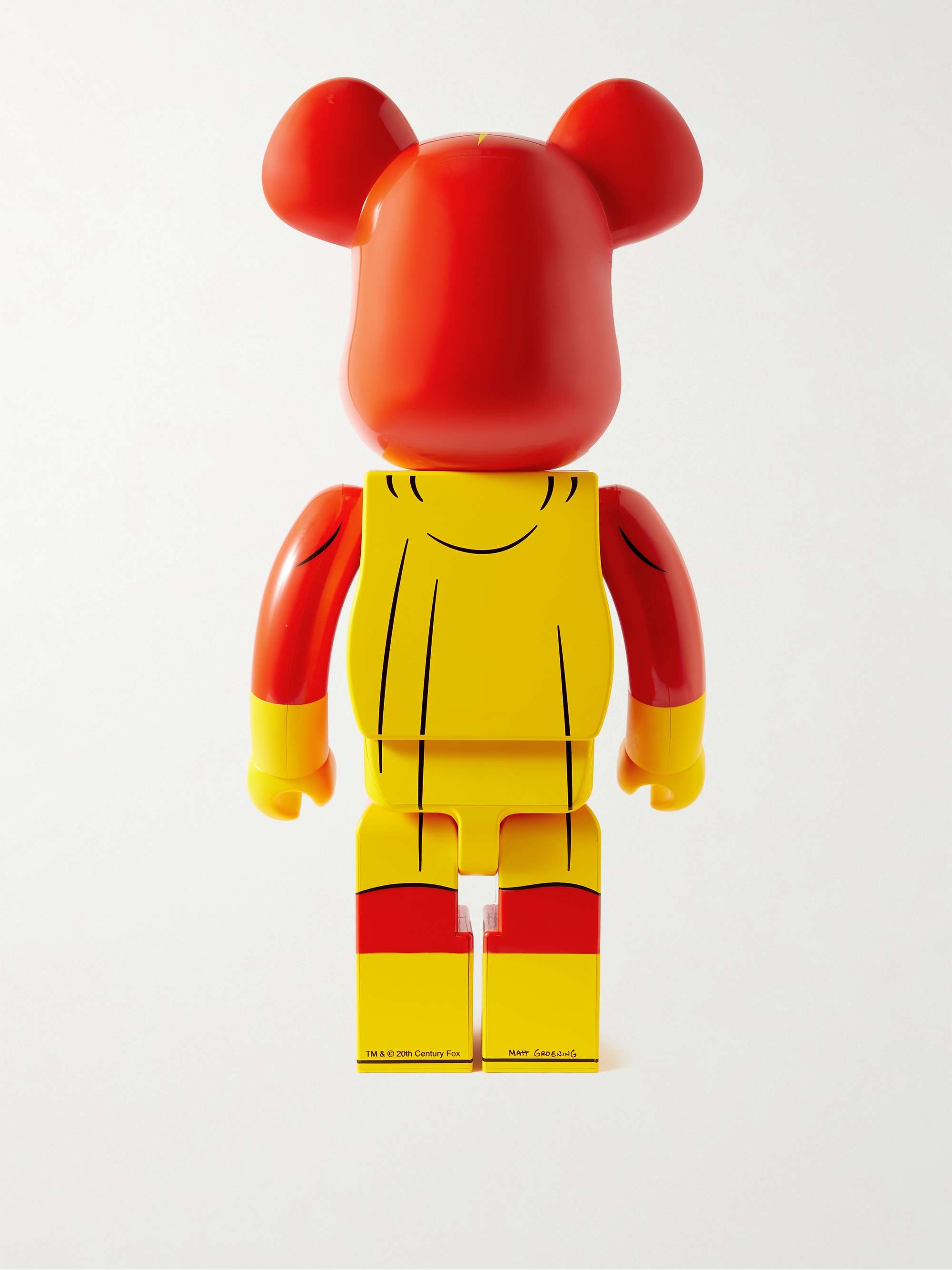 BE@RBRICK + The Simpsons Radioactive Man 1000% Printed PVC Figurine