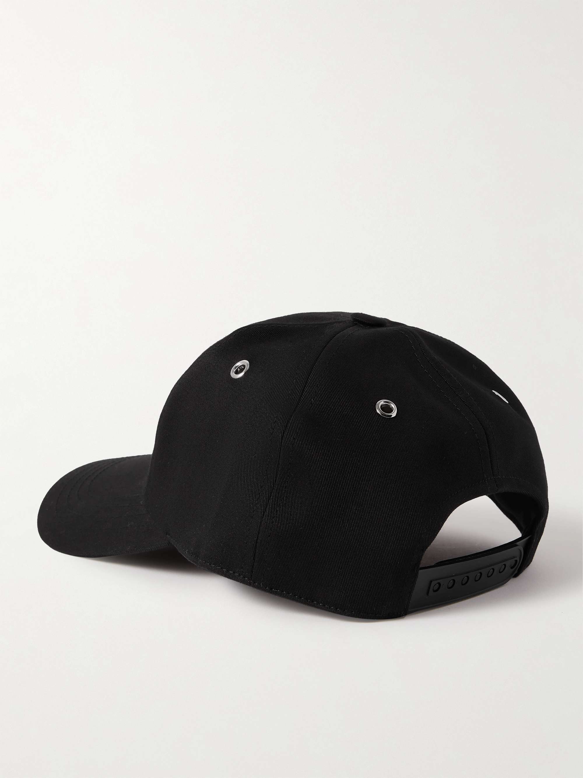AMI PARIS Logo-Embroidered Cotton-Twill Baseball Cap