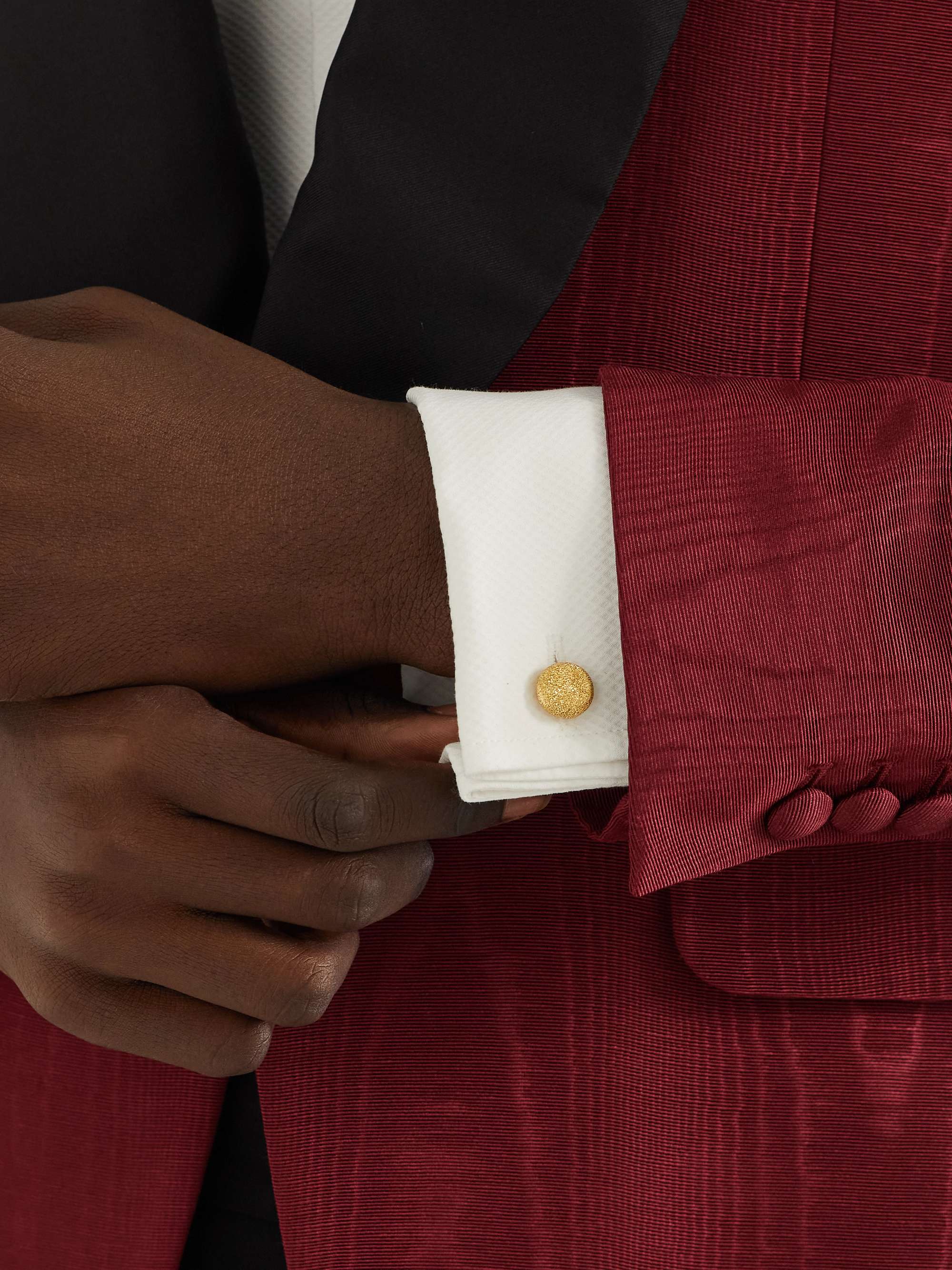 CAROLINA BUCCI Florentine Gold Cufflinks