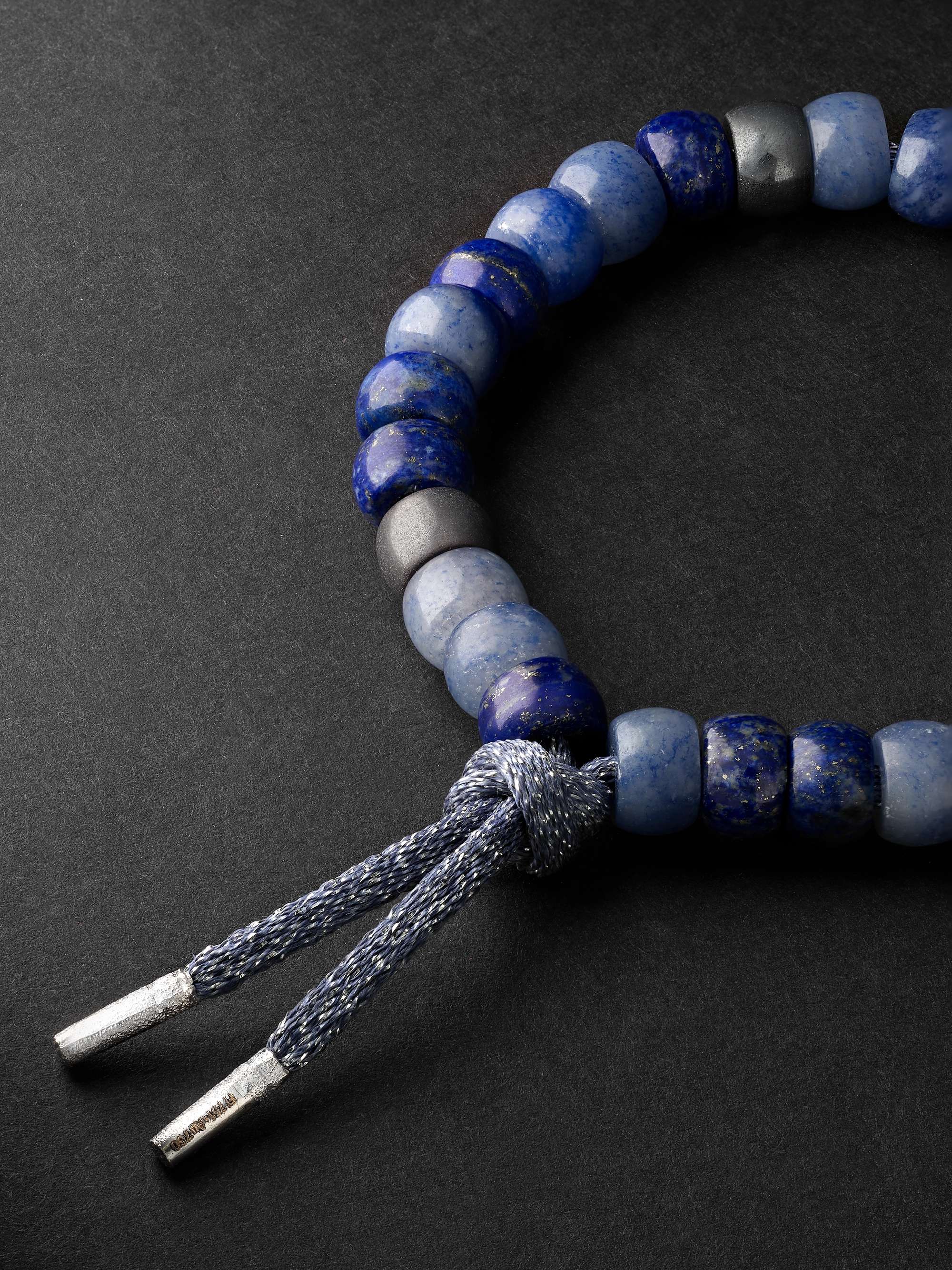 CAROLINA BUCCI Mykonos Forte Beads Blackened Gold Multi-Stone Bracelet